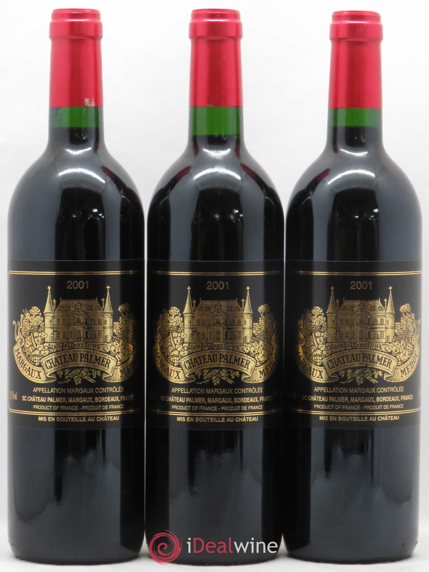 Château Palmer 3ème Grand Cru Classé 2001 - Lot de 12 bouteilles - 1