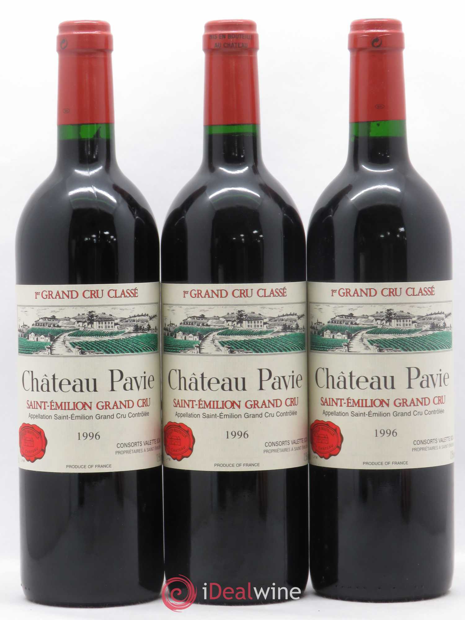 Château Pavie 1er Grand Cru Classé A 1996 - Lot de 12 bouteilles - 1