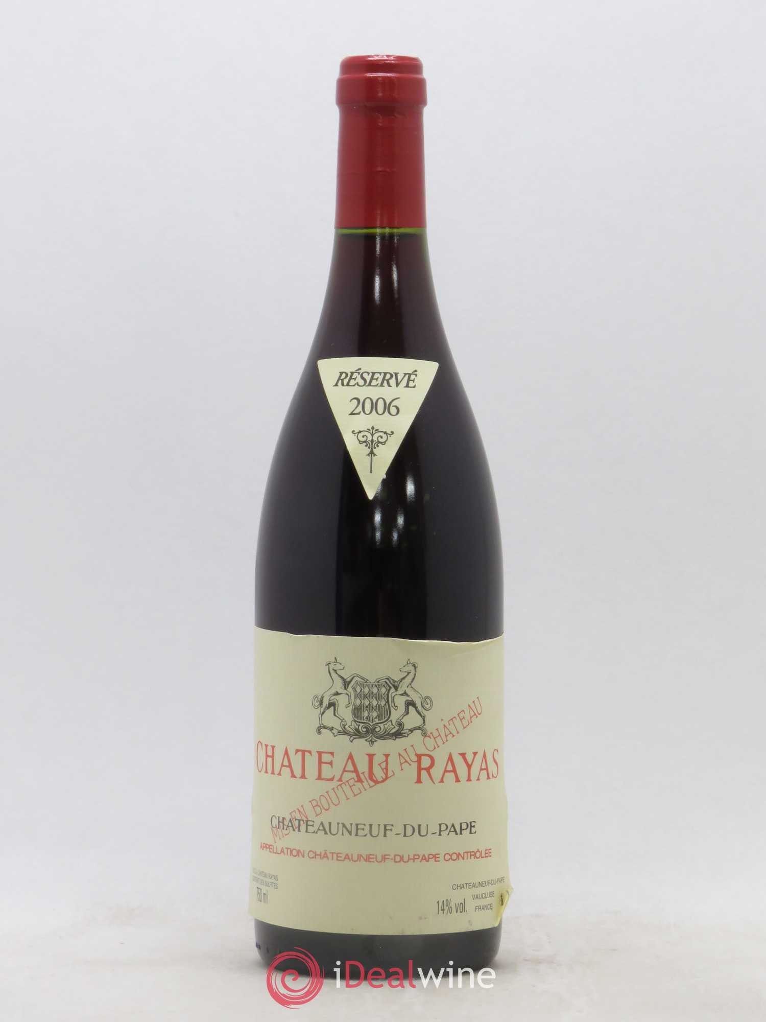 Châteauneuf-du-Pape Château Rayas Emmanuel Reynaud 2006 - Lot de 1 bouteille - 0