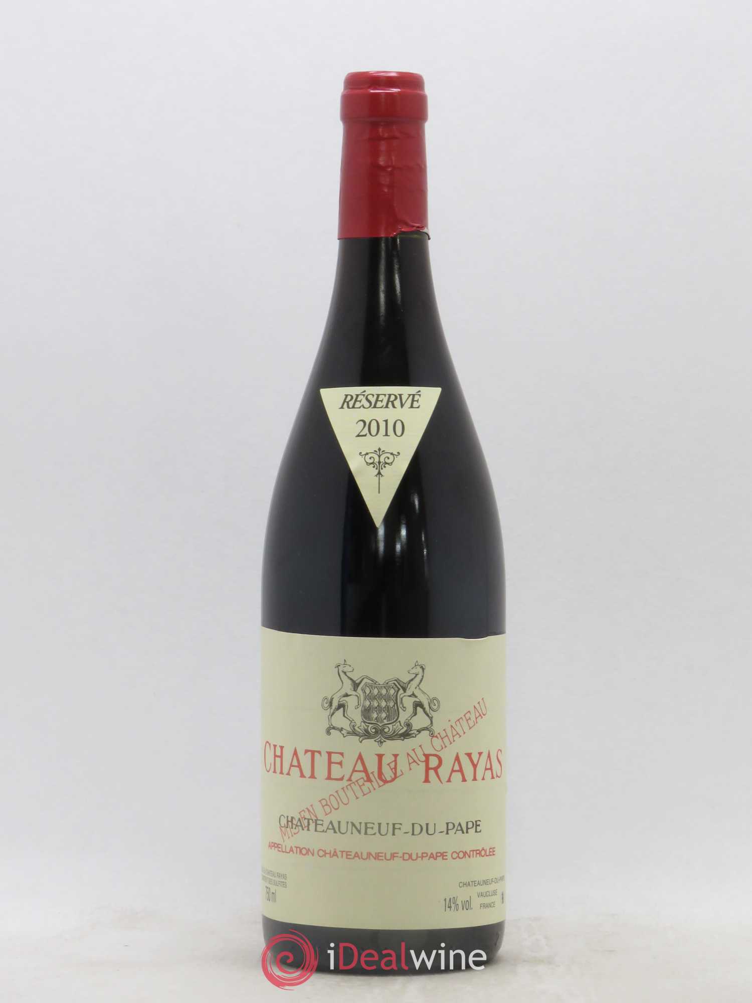 Châteauneuf-du-Pape Château Rayas Emmanuel Reynaud 2010 - Lot de 1 bouteille - 0