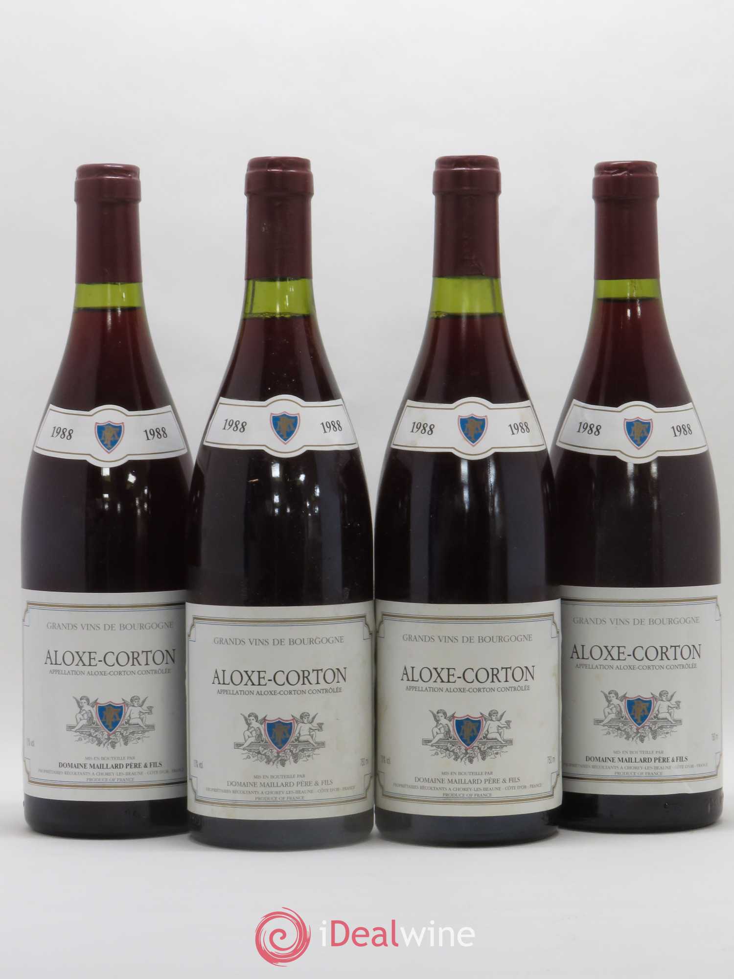 Aloxe-Corton Maillard et Fils (Domaine) 1988 - Lot de 4 bouteilles - 0