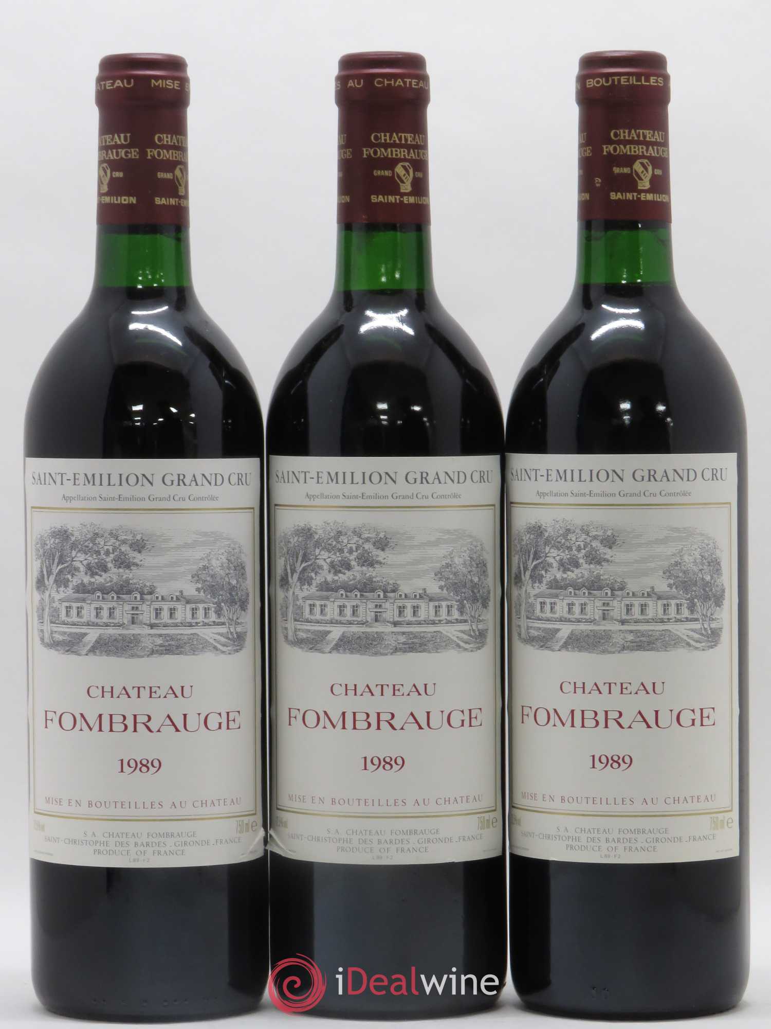Château Fombrauge Grand Cru Classé 1989 - Lot de 6 bouteilles - 2