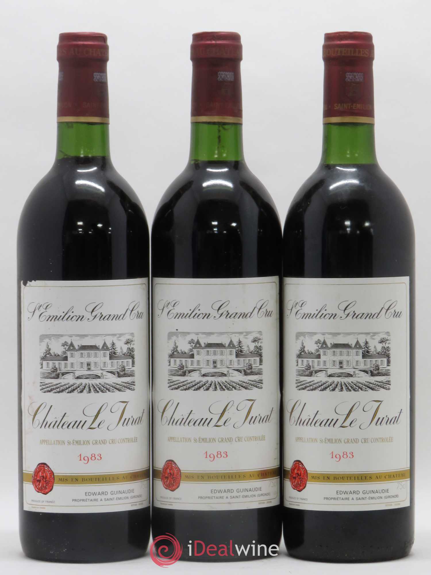Château le Jurat 1983 - Lot de 3 bouteilles - 0