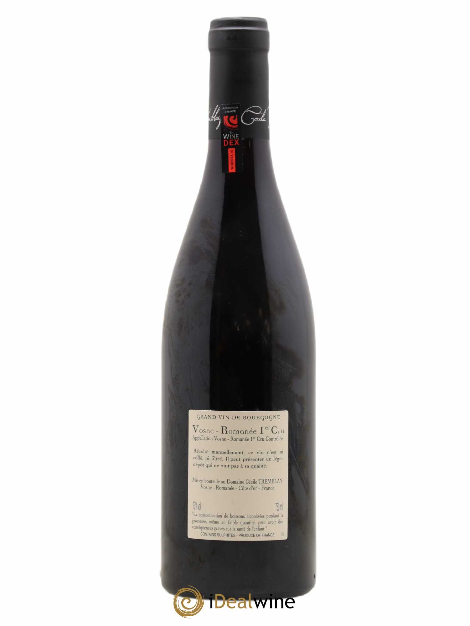 Vosne-Romanée 1er Cru Les Beaumonts (ou Beaux Monts) Cécile Tremblay 2016 - Lot de 1 bouteille - 1