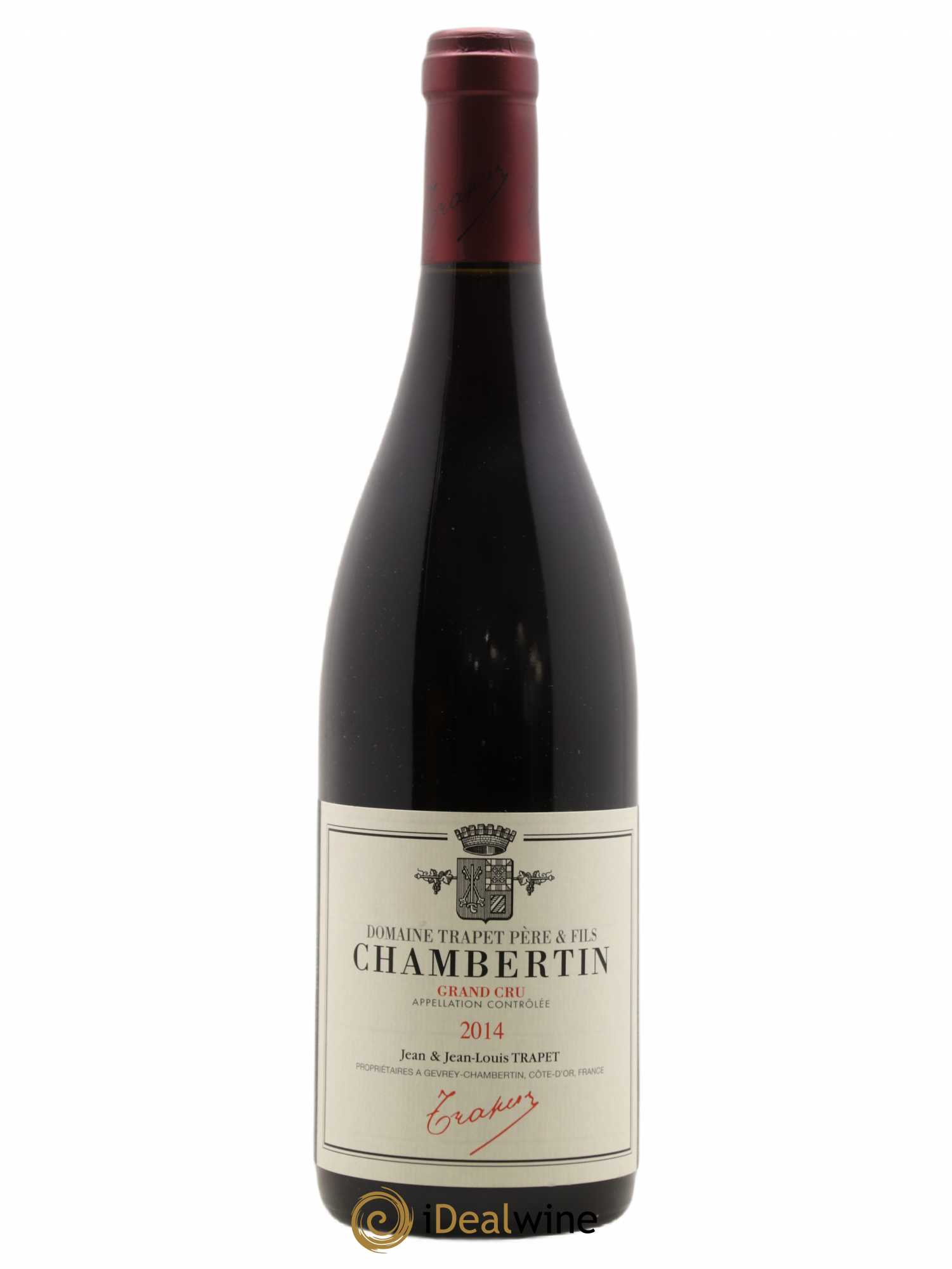 Chambertin Grand Cru Domaine Trapet 2014 - Lot de 1 bouteille - 0