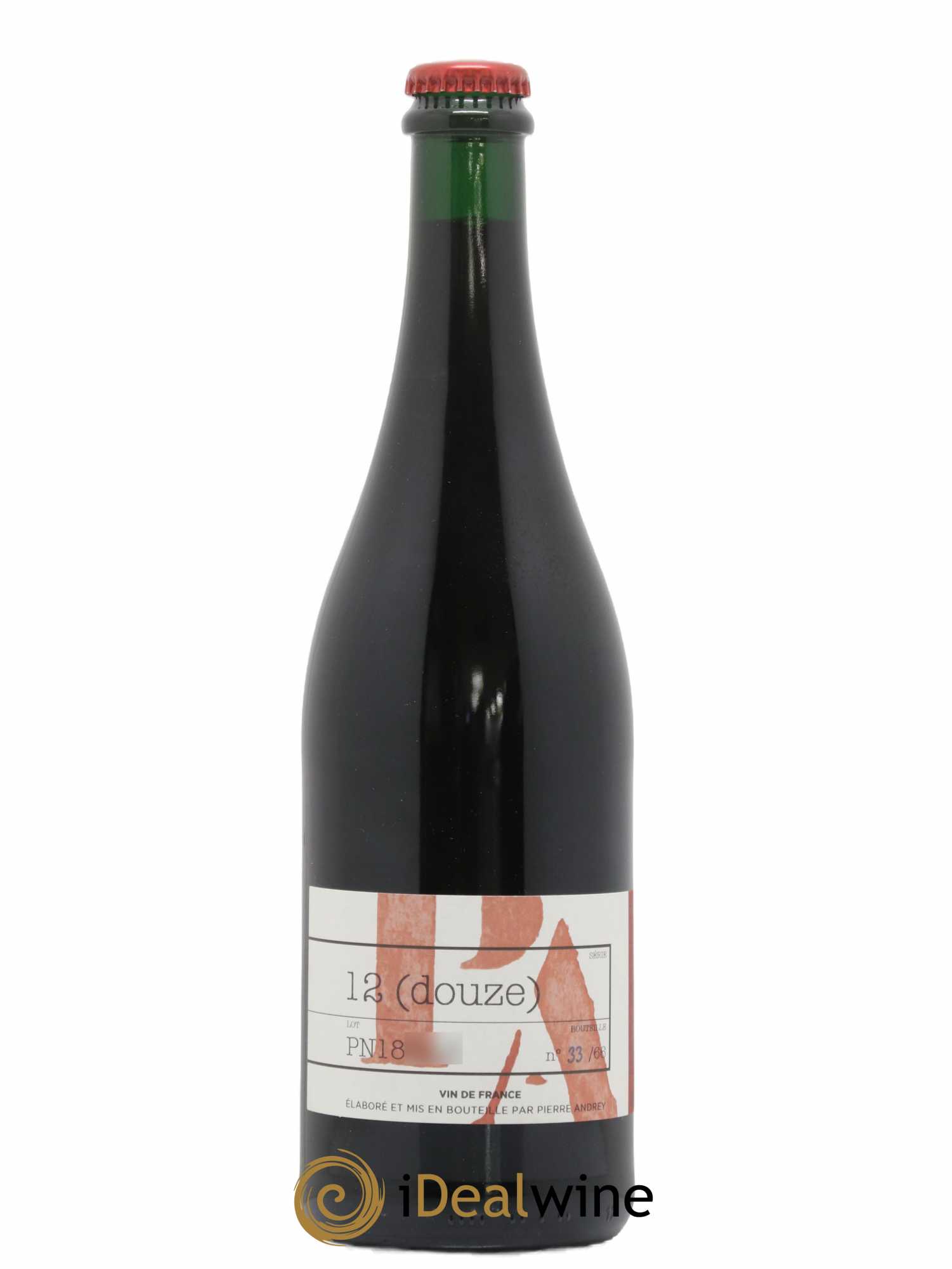 Vin de France 12 (douze) PN 18 Pierre Andrey 2018 - Posten von 1 Flasche - 0