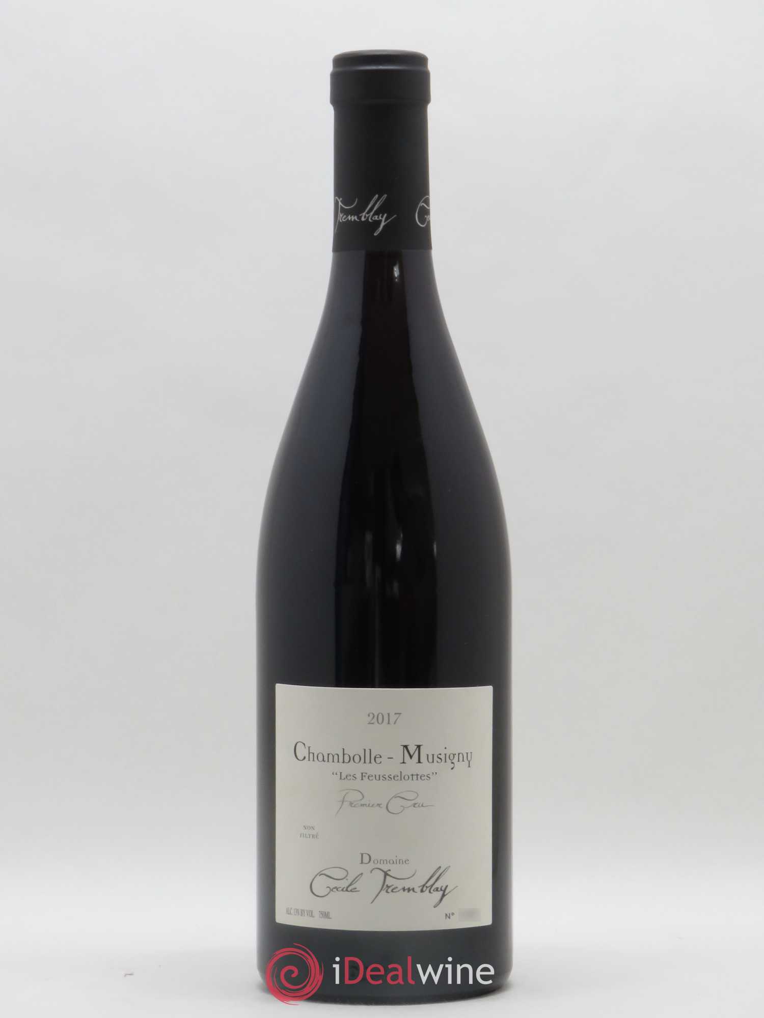 Chambolle-Musigny 1er Cru Les Feusselottes Cécile Tremblay 2017 - Lot de 1 bouteille - 0