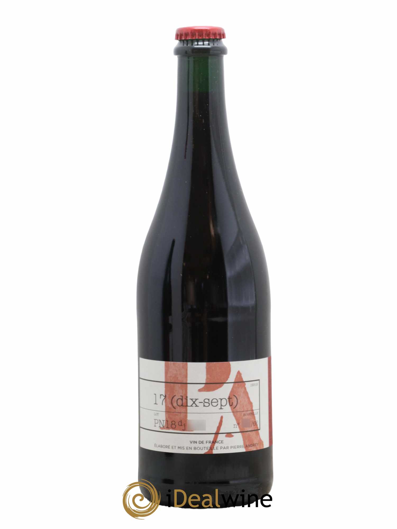 Vin de France Verba Pampinea Pinot Noir Florence Bouleaux et Pierre Andrey 2018 - Lot de 1 bouteille - 0