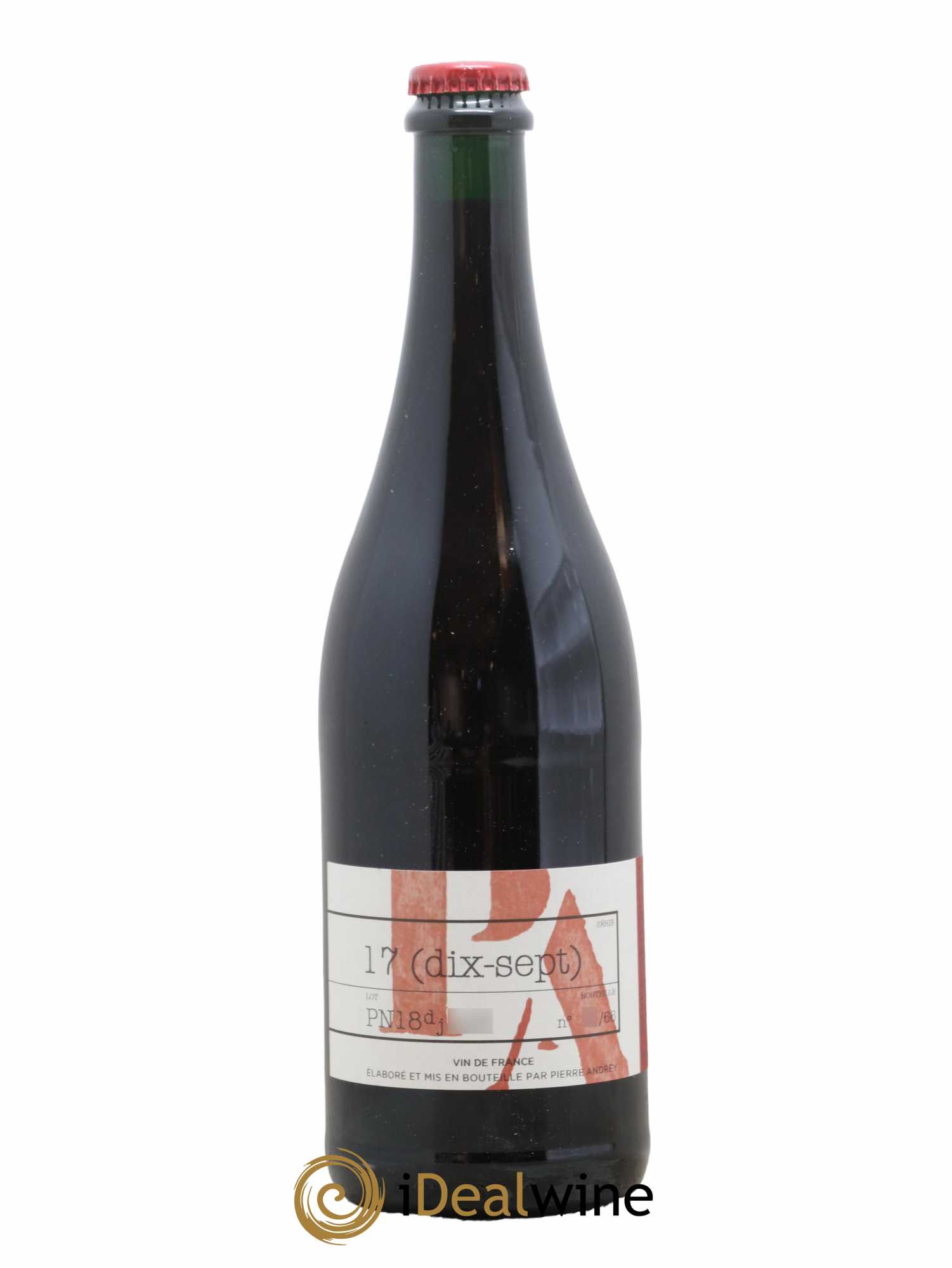 Vin de France Verba Pampinea Pinot Noir Florence Bouleaux et Pierre Andrey 2018 - Lot de 1 bouteille - 0