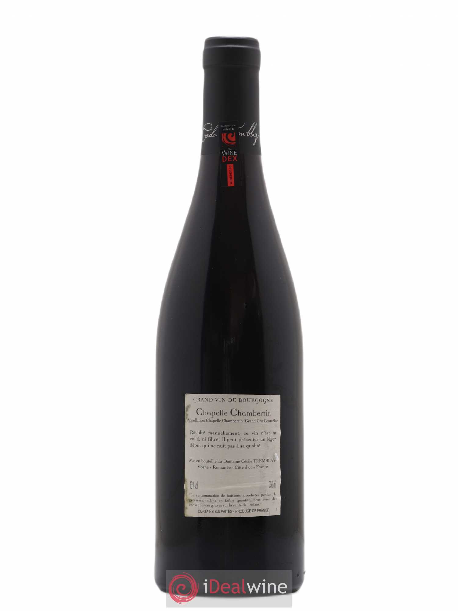 Chapelle-Chambertin Grand Cru Cécile Tremblay 2014 - Lot de 1 bouteille - 1