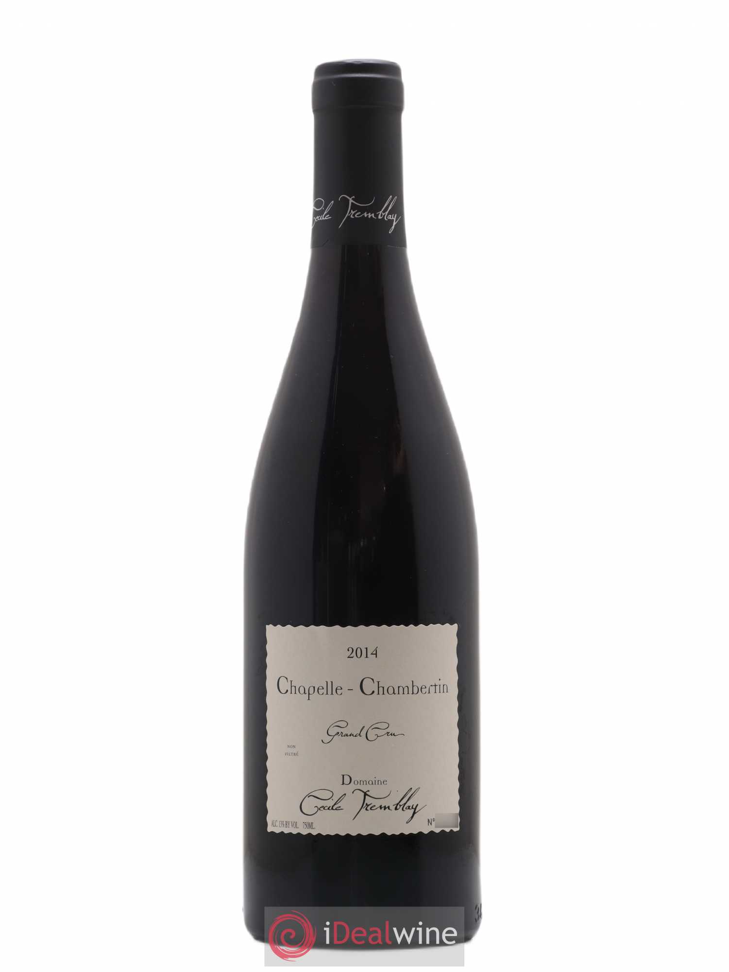 Chapelle-Chambertin Grand Cru Cécile Tremblay 2014 - Lot de 1 bouteille - 0