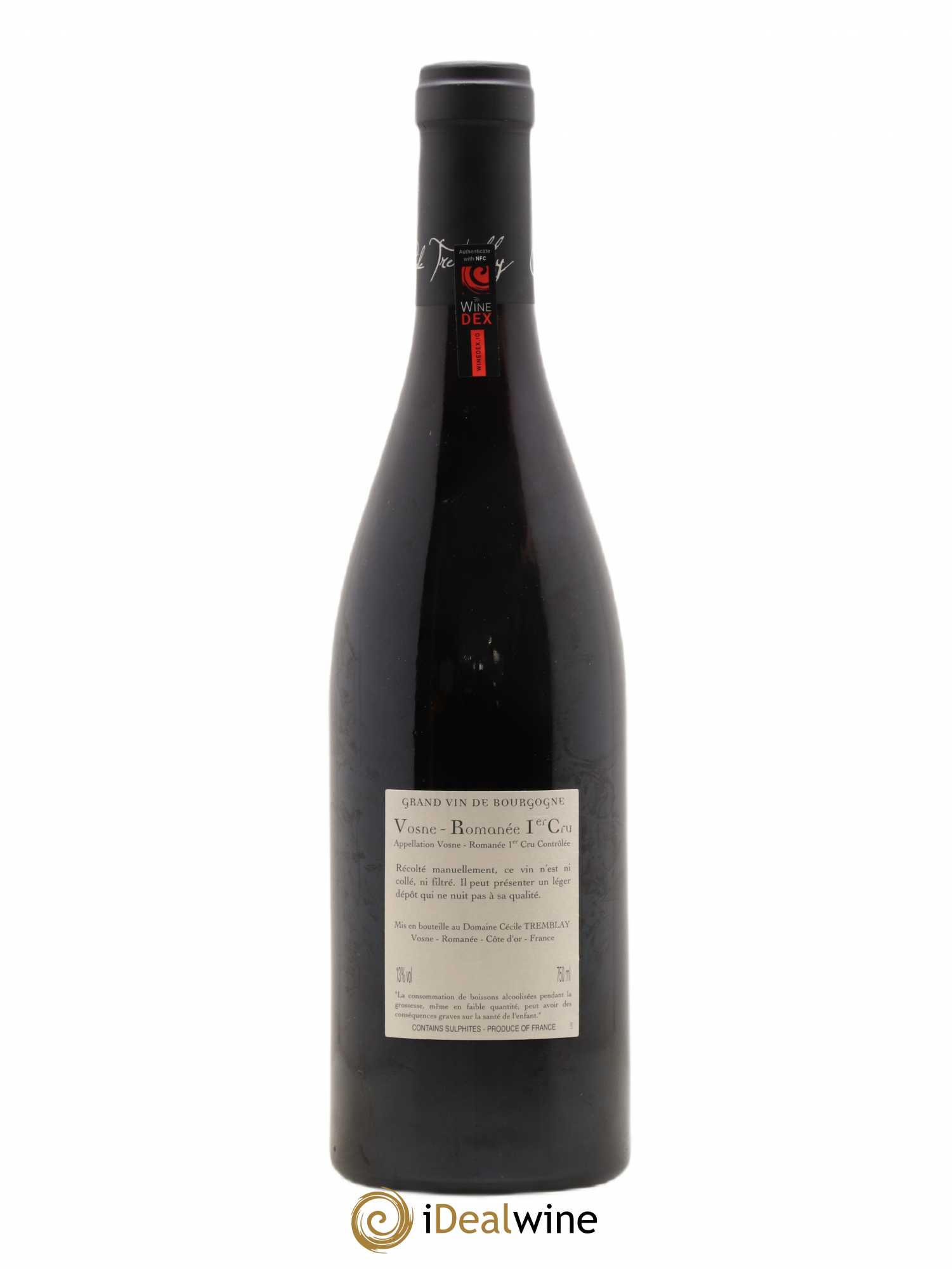 Vosne-Romanée 1er Cru Les Beaumonts (ou Beaux Monts) Cécile Tremblay 2015 - Lot de 1 bouteille - 1