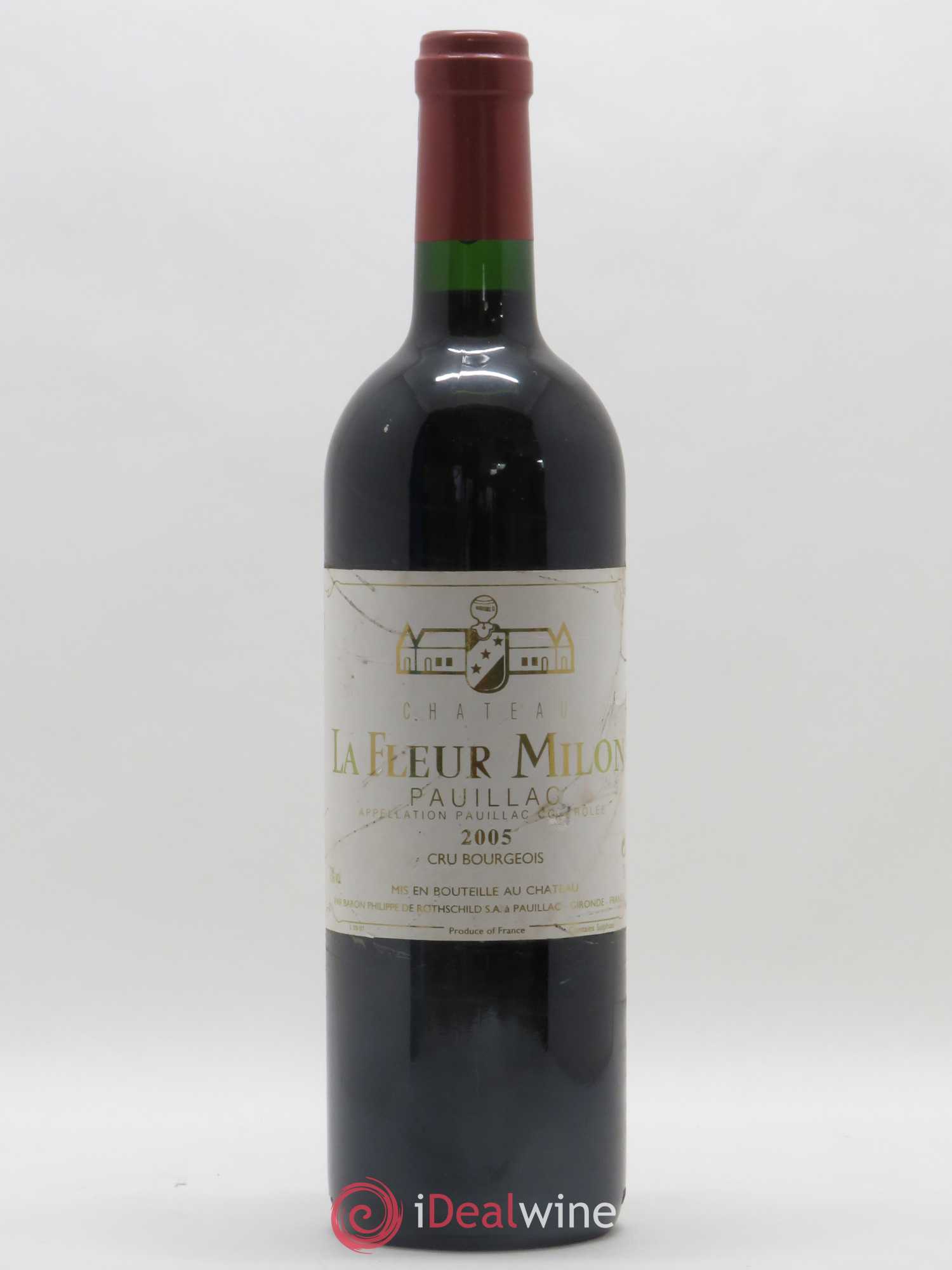 Château la Fleur Milon Cru Bourgeois 2005 - Lot de 1 bouteille - 0