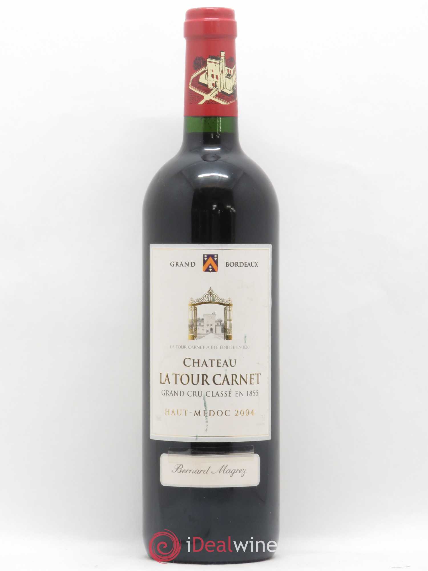 Château la Tour Carnet 4ème Grand Cru Classé (sans prix de réserve) 2004 - Lot de 1 bouteille - 0