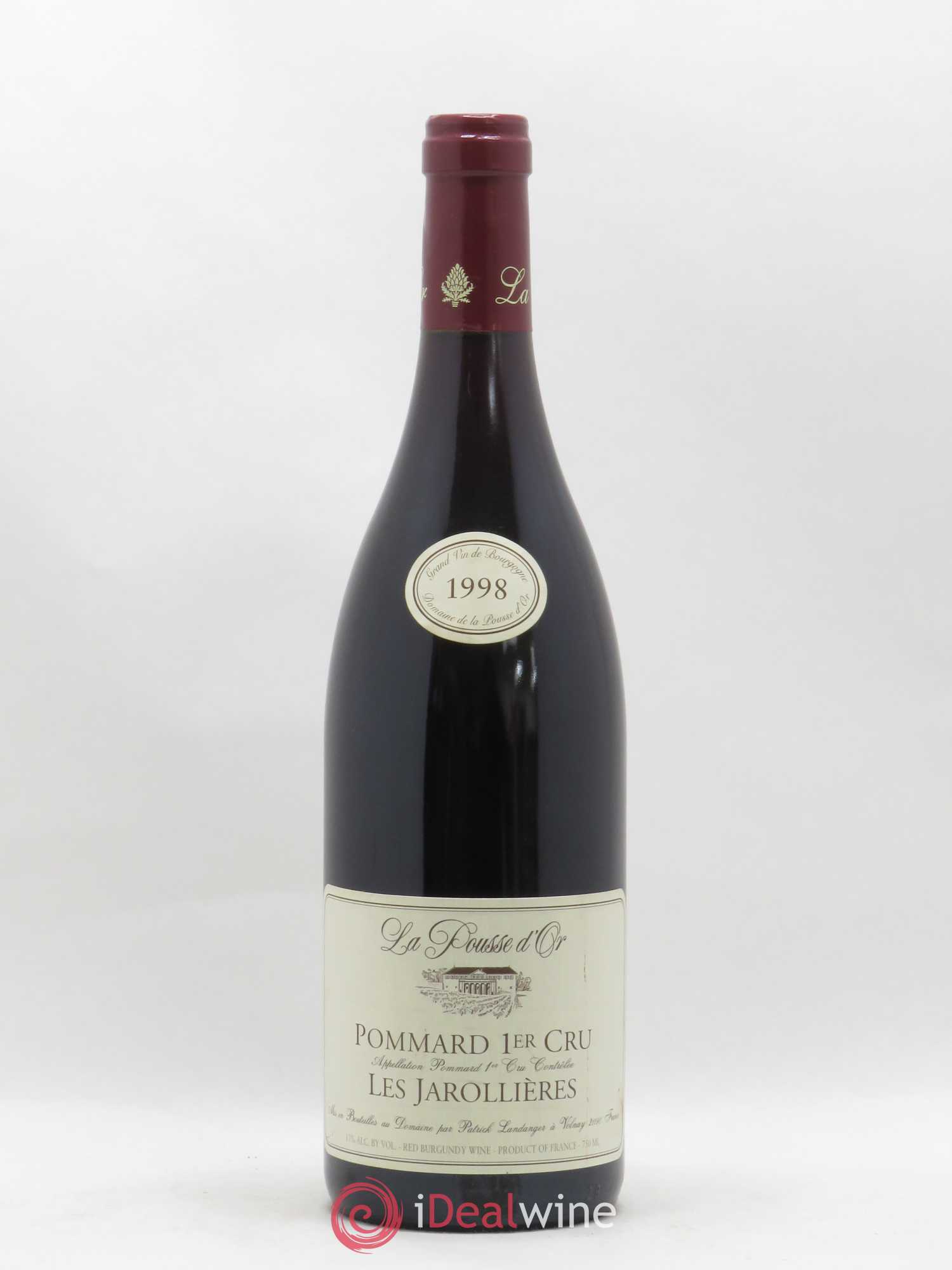 Pommard 1er Cru Les Jarollières La Pousse d'Or (Domaine de) 1998 - Lot de 1 bouteille - 0