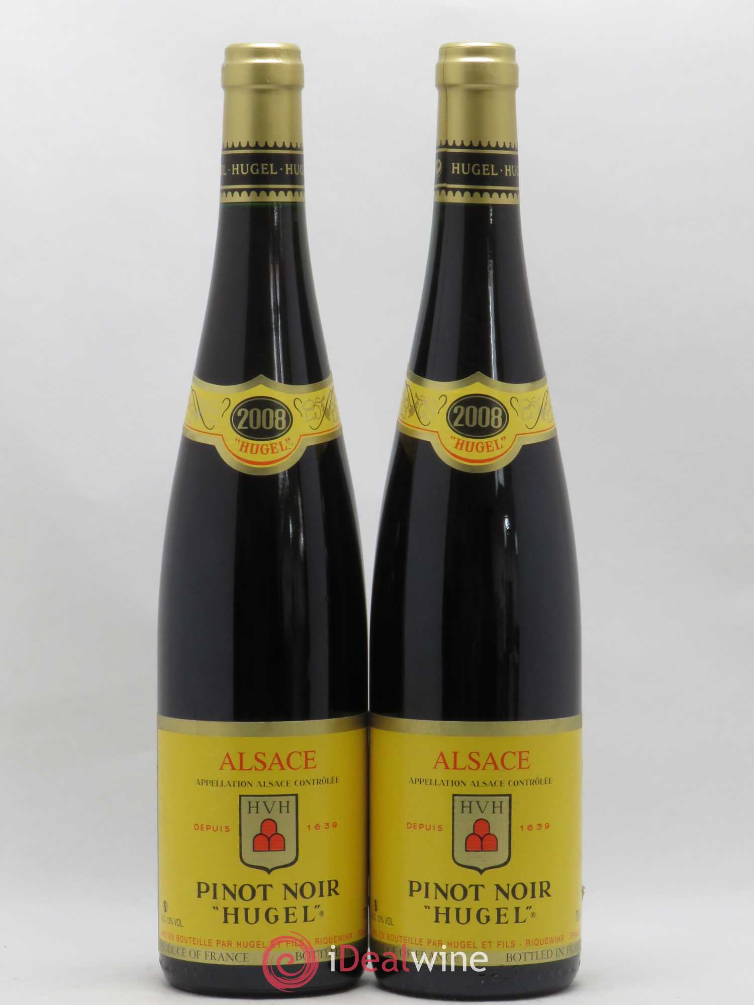 Alsace Pinot noir Domaine Hugel (sans prix de réserve) 2008 - Posten von 5 Flaschen - 2