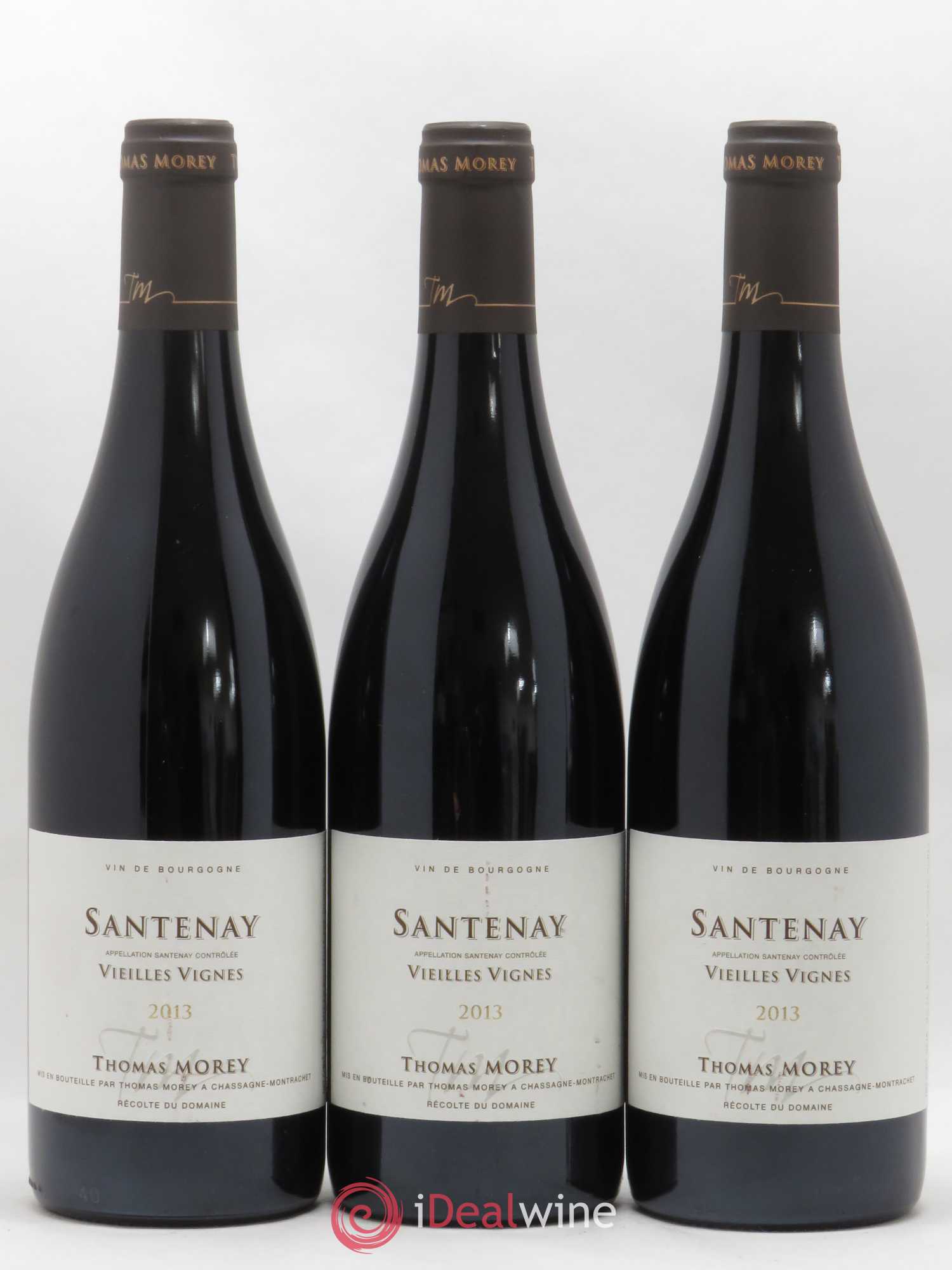Santenay Vieilles vignes Thomas Morey 2013 - Posten von 3 Flaschen - 0