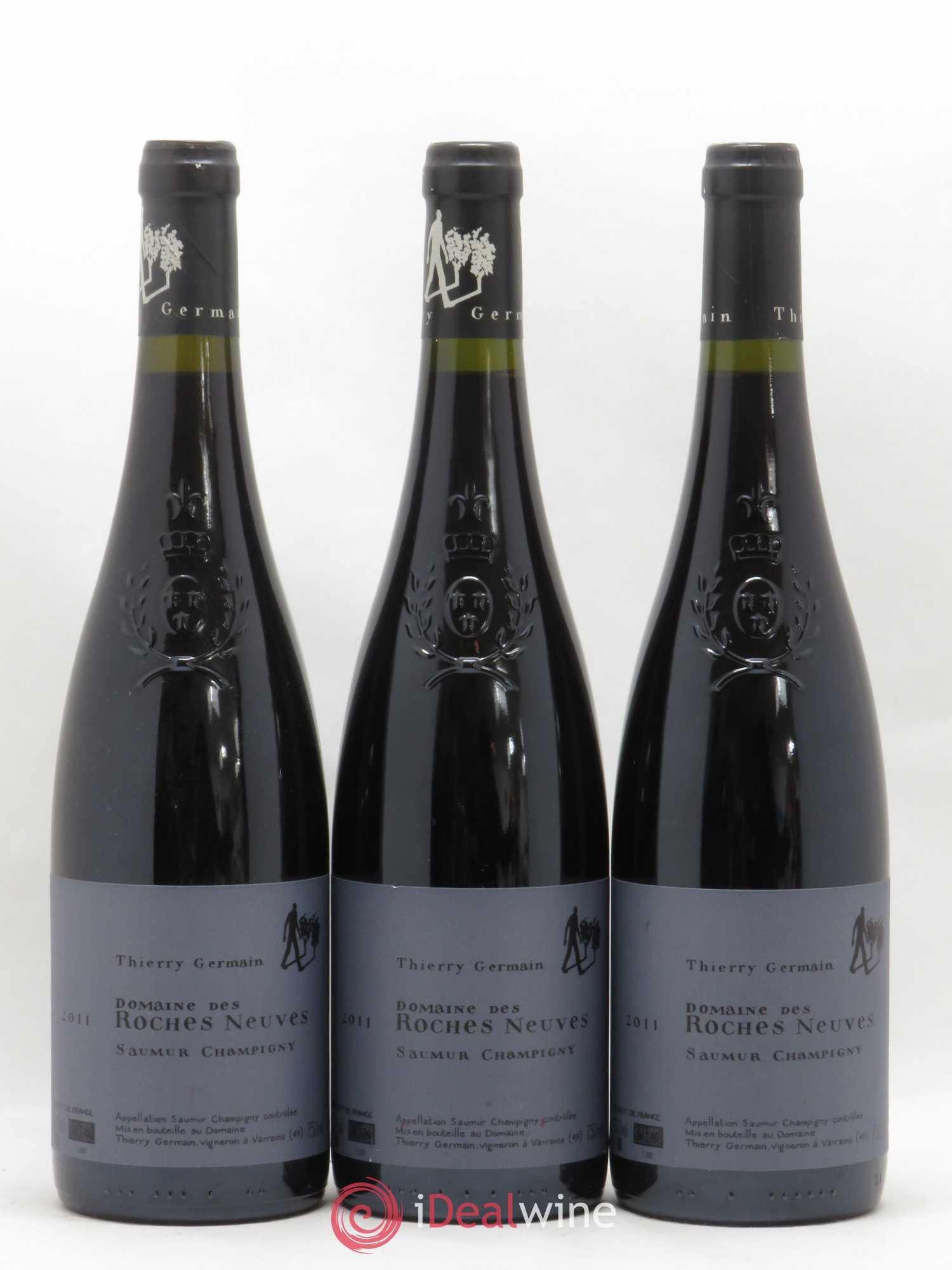 Saumur-Champigny Domaine des Roches Neuves - Thierry Germain 2011 - Lot de 5 bouteilles - 1