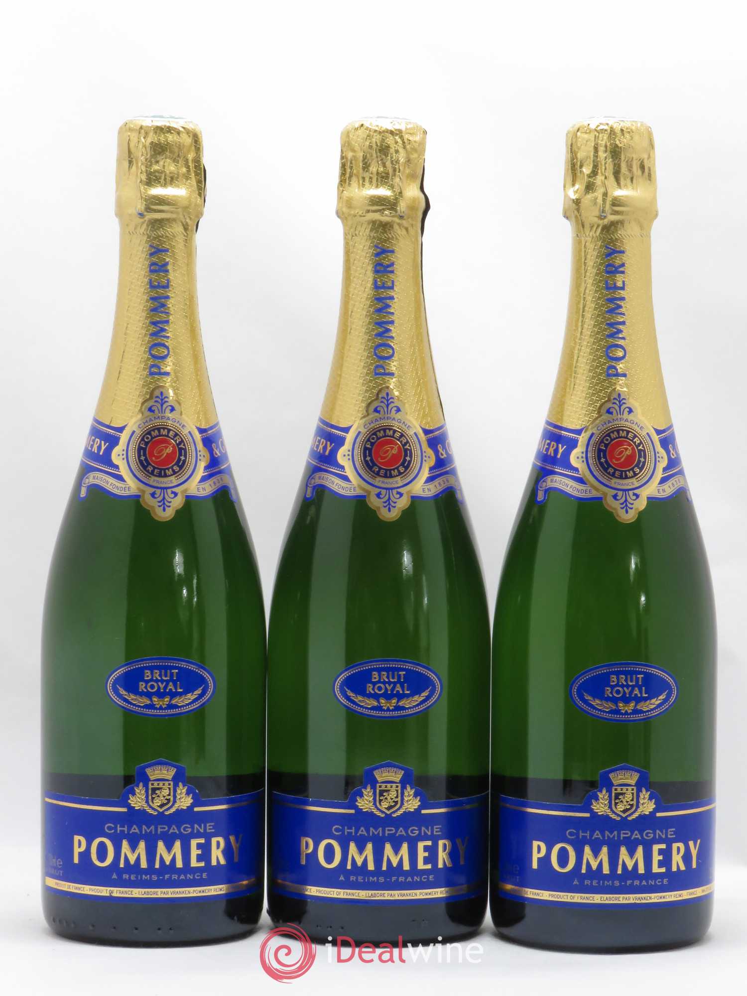 Champagne Brut Royal Pommery - Lot de 3 bouteilles - 0