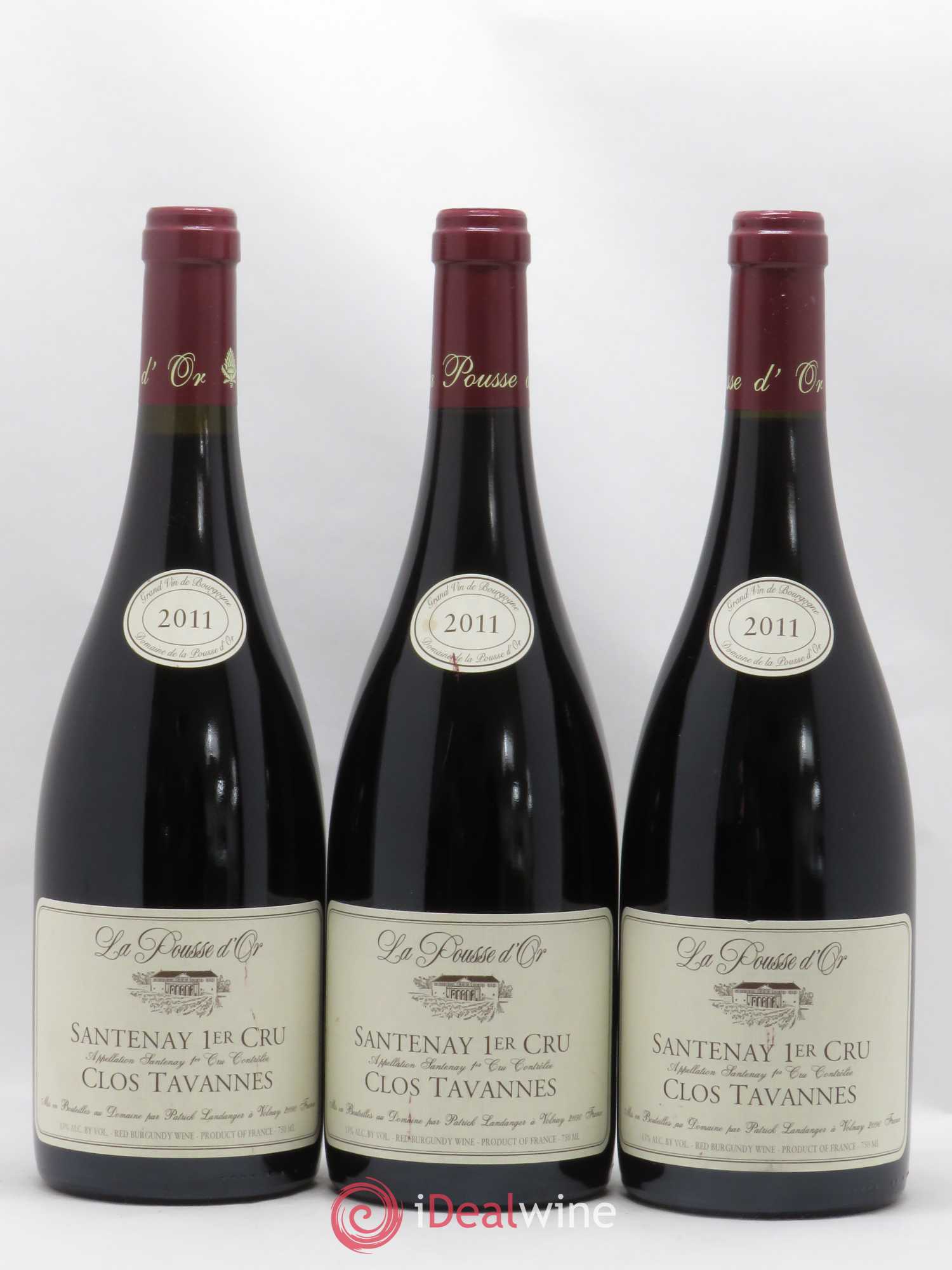 Santenay 1er Cru Clos Tavannes La Pousse d'Or (Domaine de) 2011 - Lot de 3 bouteilles - 0