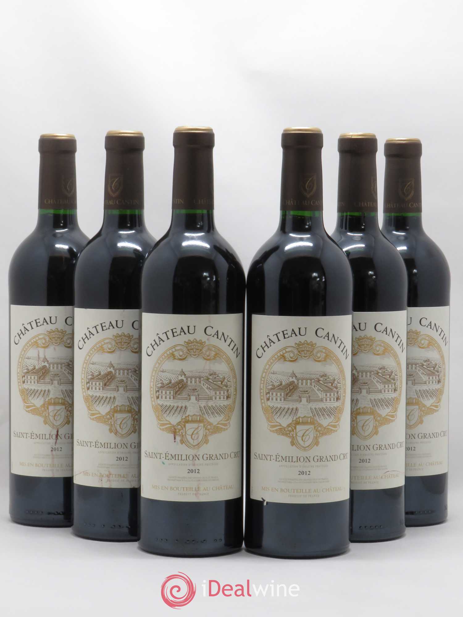 Château Cantin (sans prix de réserve) 2012 - Lot de 6 bouteilles - 0