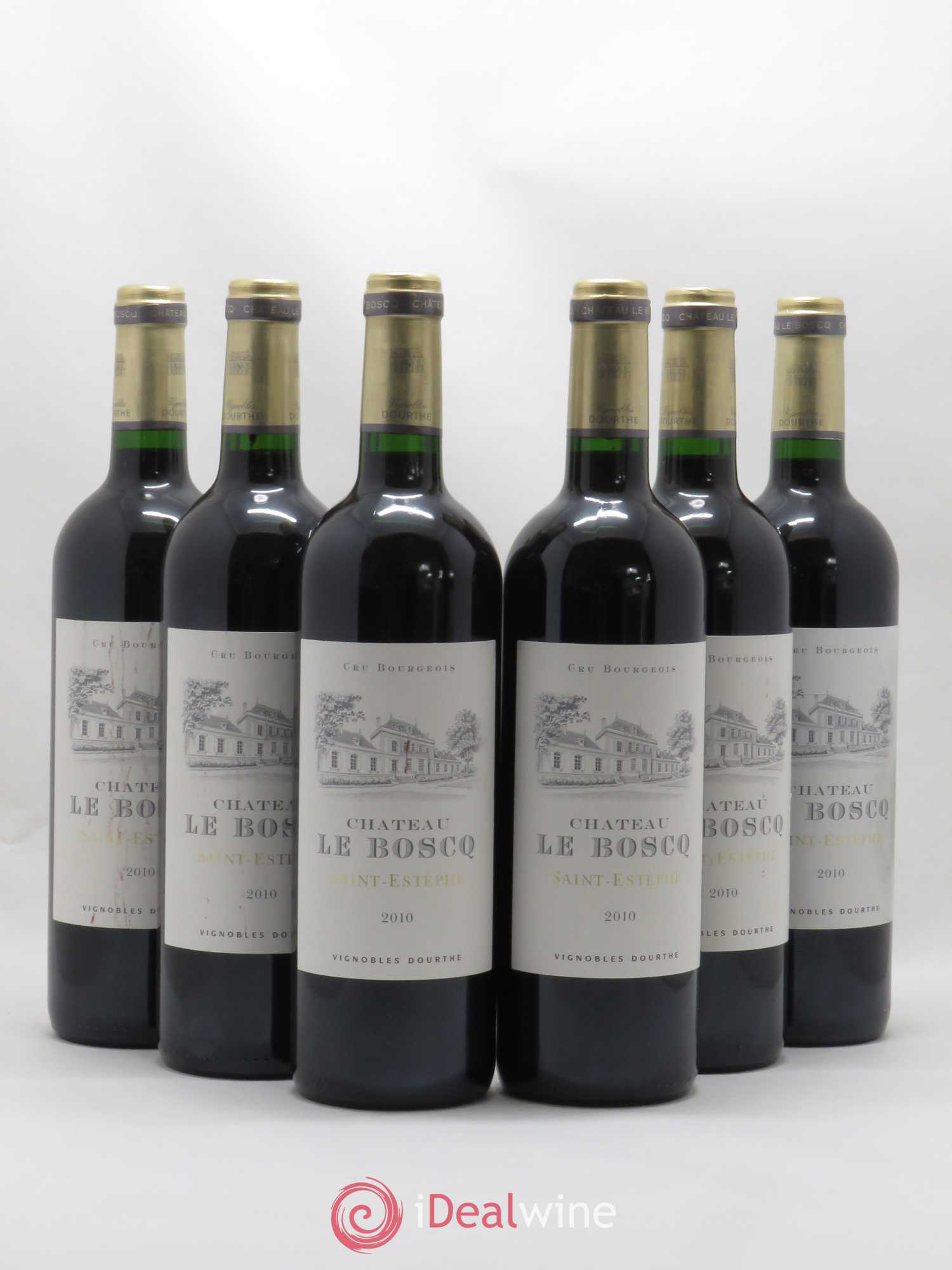 Château le Boscq Cru Bourgeois 2010 - Lot de 6 bouteilles - 0