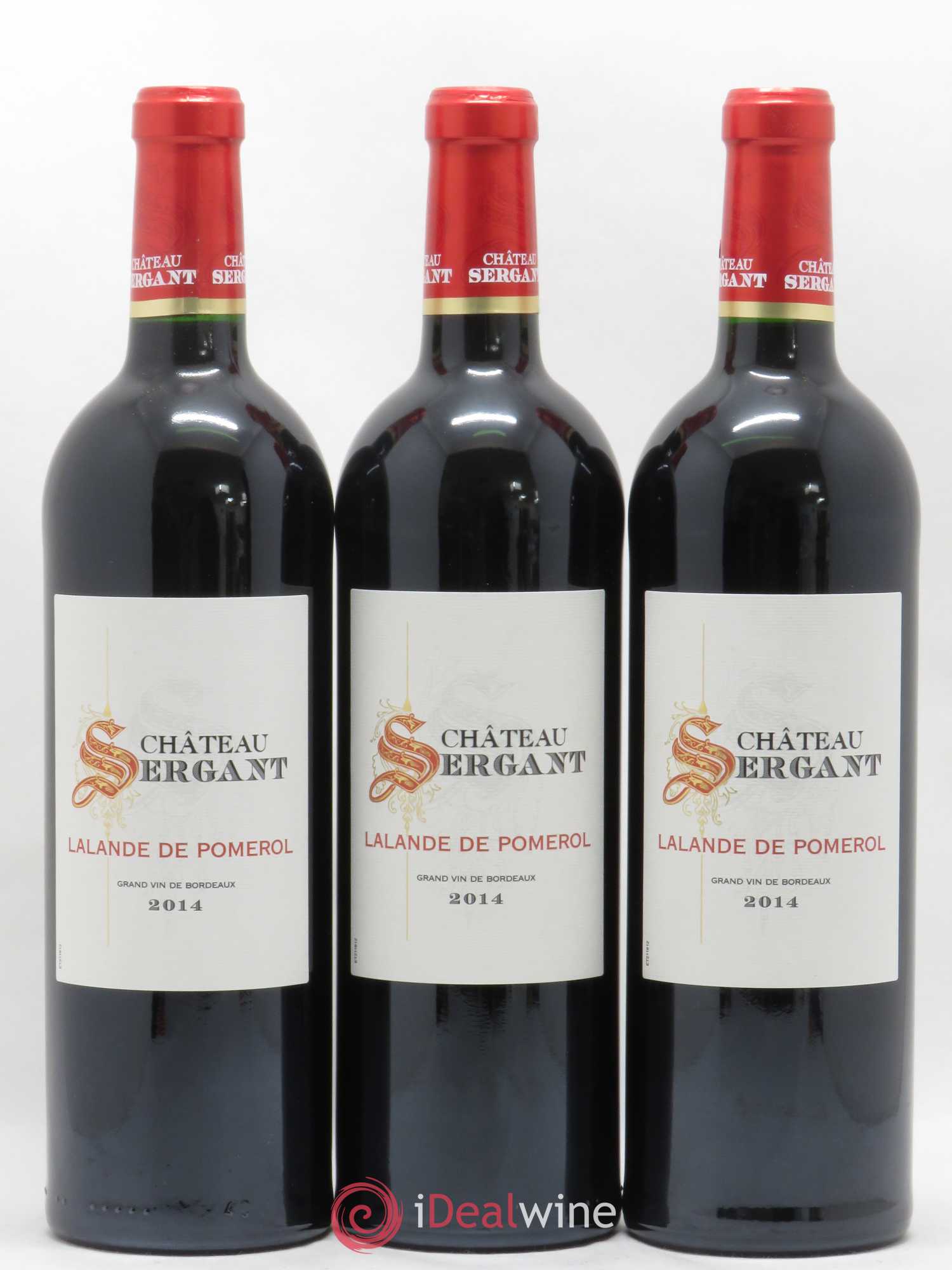 Lalande-de-Pomerol Château Sergant (sans prix de réserve) 2014 - Posten von 6 Flaschen - 2