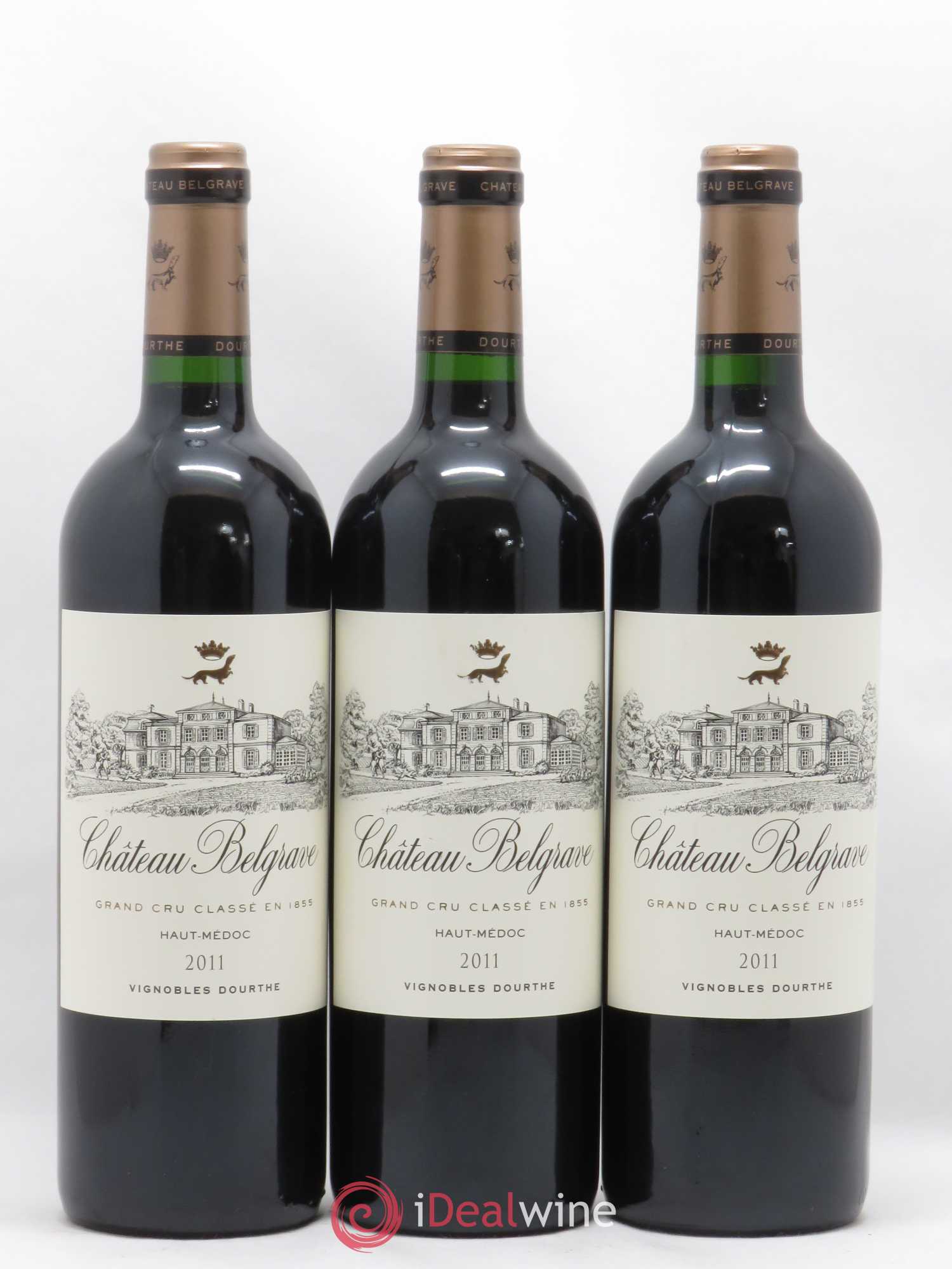 Château Belgrave 5ème Grand Cru Classé 2011 - Posten von 6 Flaschen - 2