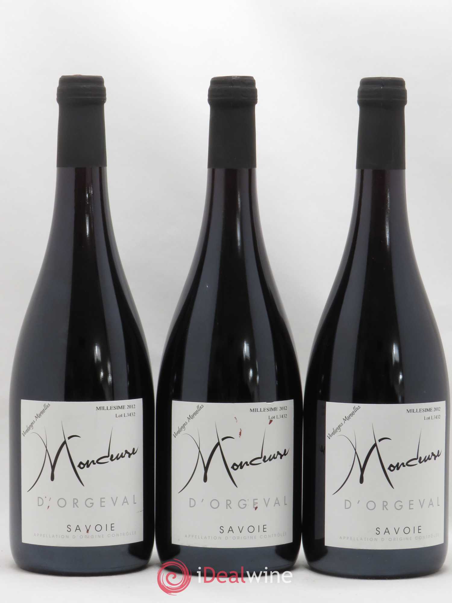 Vin de Savoie Mondeuse d'Orgeval (sans prix de réserve) 2012 - Posten von 6 Flaschen - 2