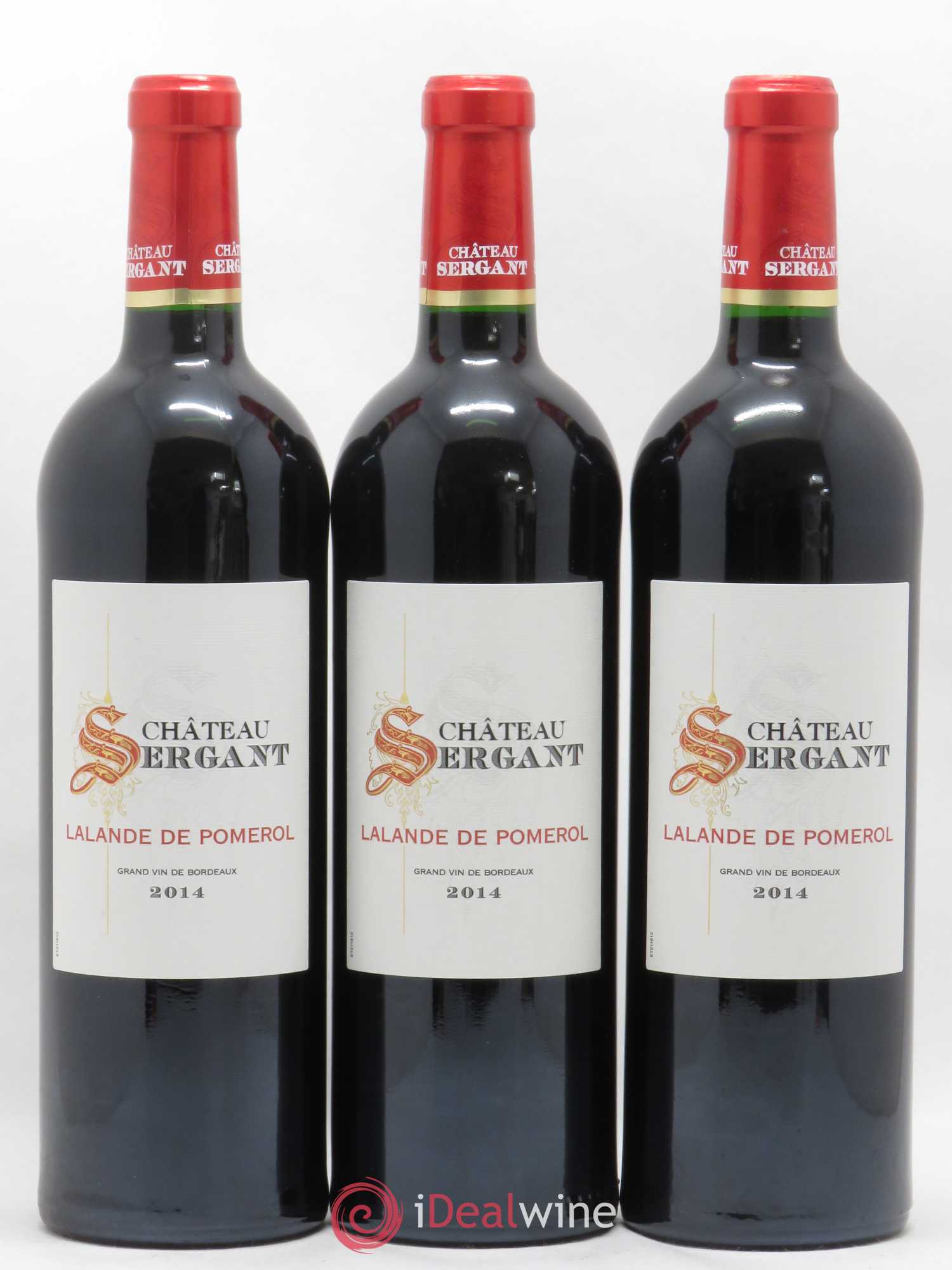 Lalande-de-Pomerol Château Sergant (sans prix de réserve) 2014 - Posten von 6 Flaschen - 1