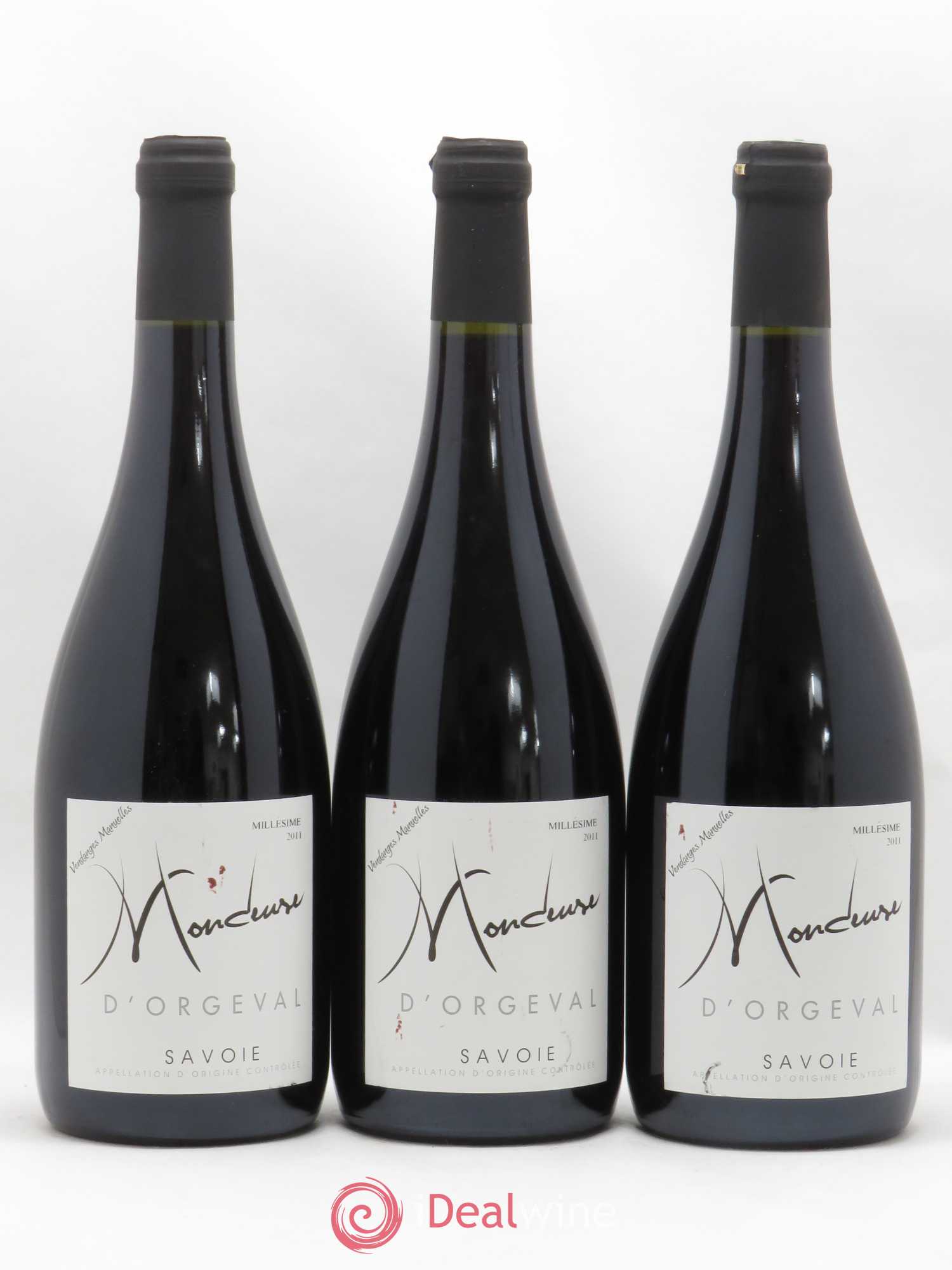 Vin de Savoie Mondeuse d'Orgeval (sans prix de réserve) 2011 - Posten von 3 Flaschen - 0
