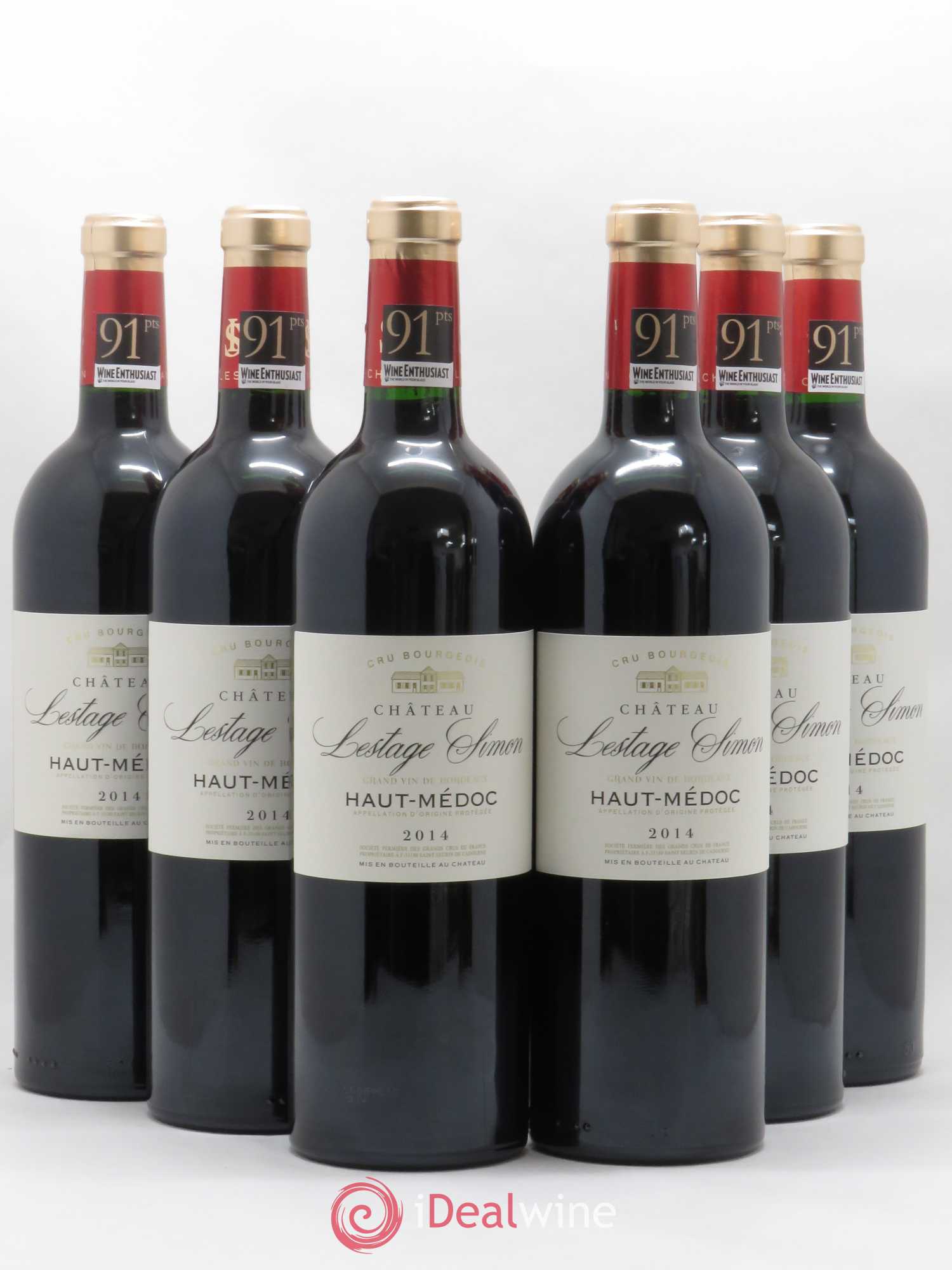 Château Lestage Simon Cru Bourgeois (sans prix de réserve) 2014 - Lot de 6 bouteilles - 0