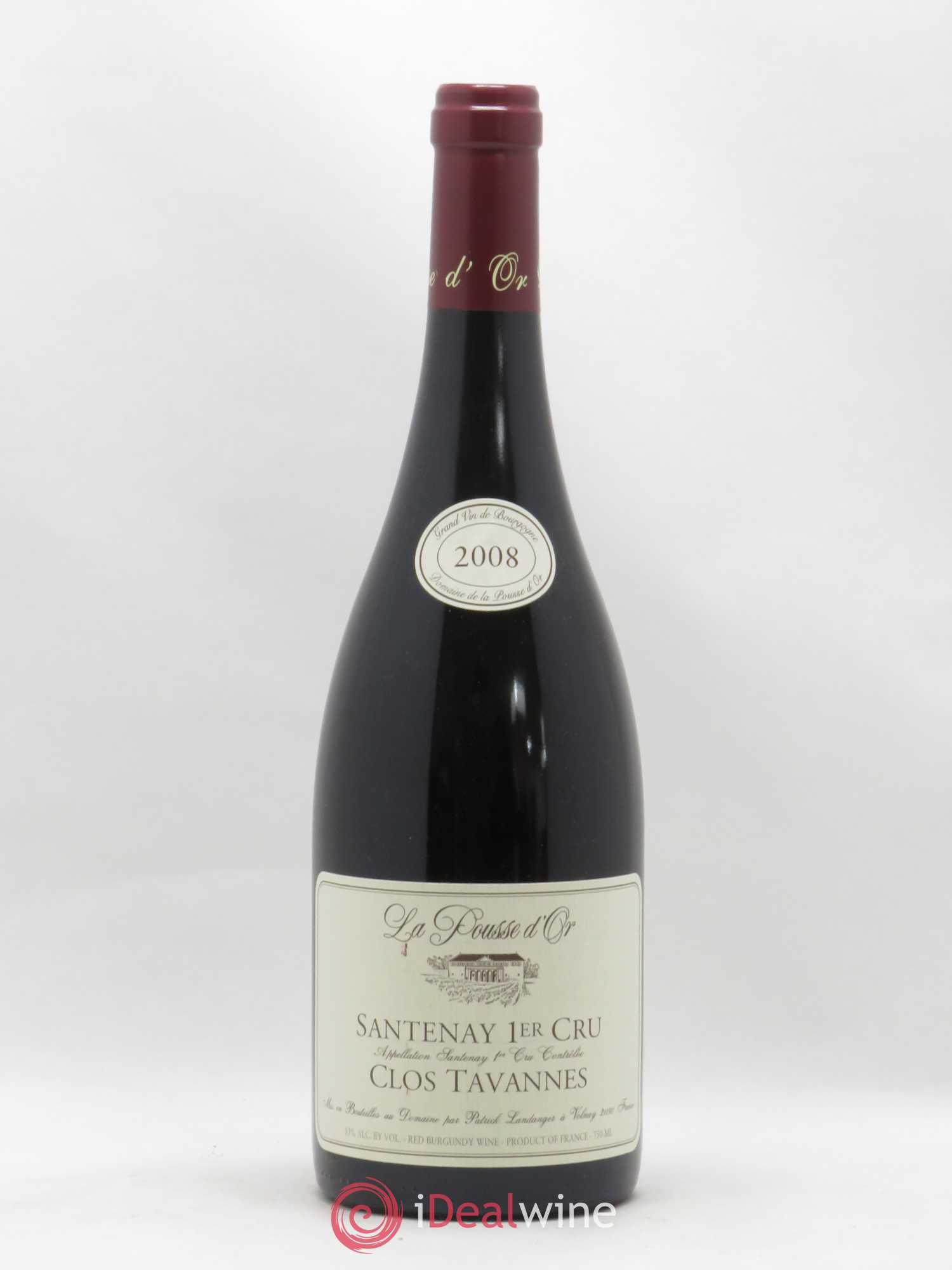 Santenay 1er Cru Clos Tavannes La Pousse d'Or (Domaine de) 2008 - Lot de 1 bouteille - 0