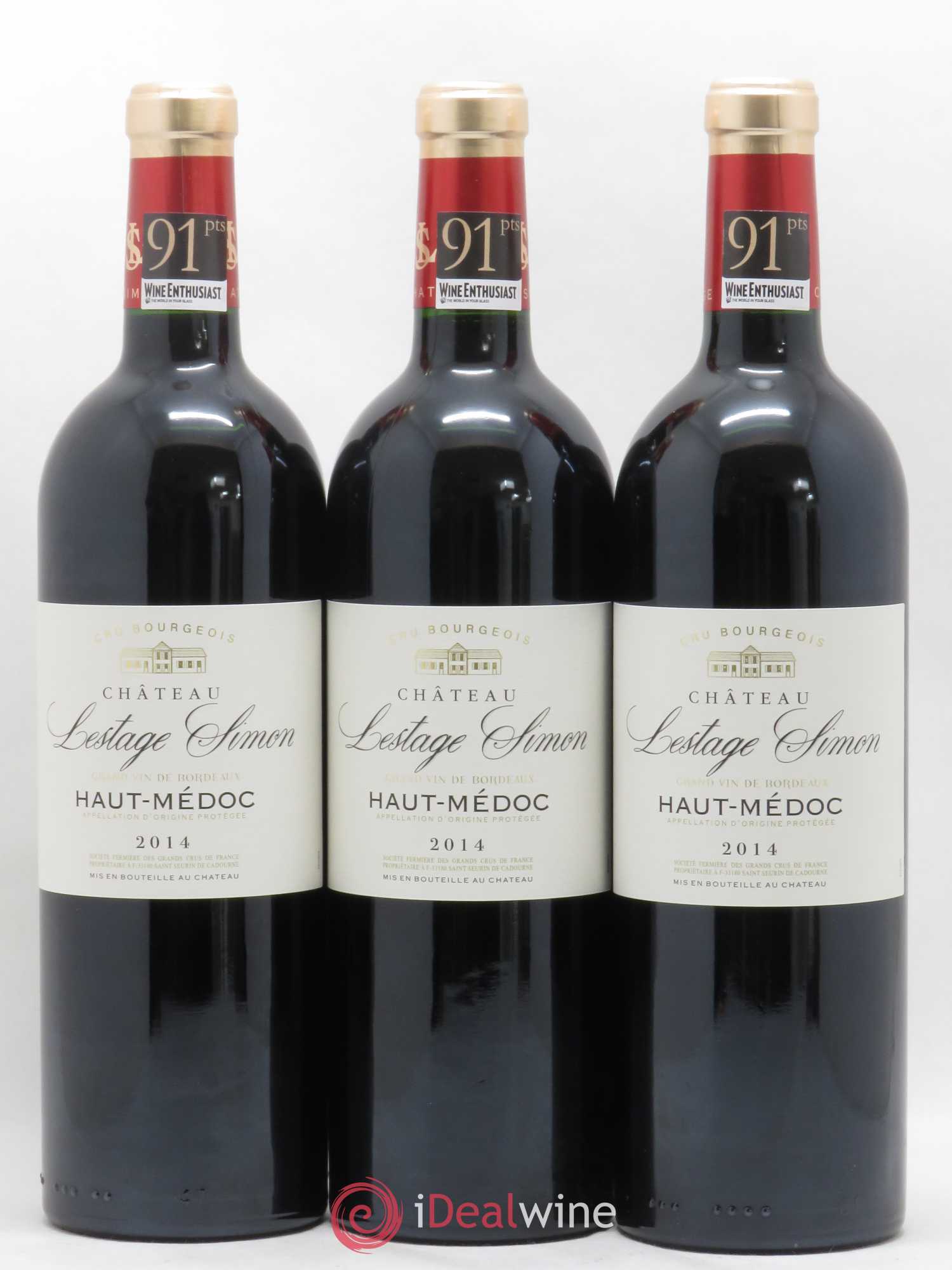 Château Lestage Simon Cru Bourgeois (sans prix de réserve) 2014 - Lot de 6 bouteilles - 2
