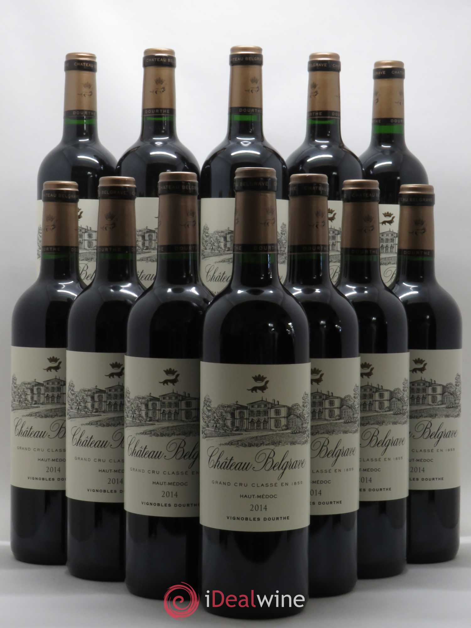 Château Belgrave 5ème Grand Cru Classé 2014 - Lot de 12 bouteilles - 0