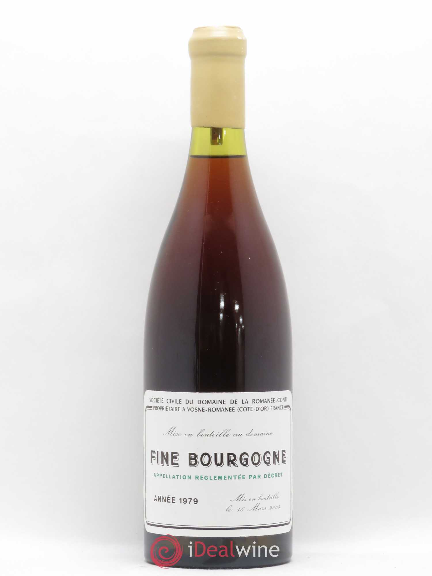 【古酒 未開栓】FINE BOURGOGNE 1979 DRC 70cl 42% フィーヌ ブルゴーニュ 1979 ドメーヌ ド ラ ロマネ コンティ 700ml ブランデー 1979 Domaine de la Romanée-Conti Fine de Bourgogne - CellarTracker