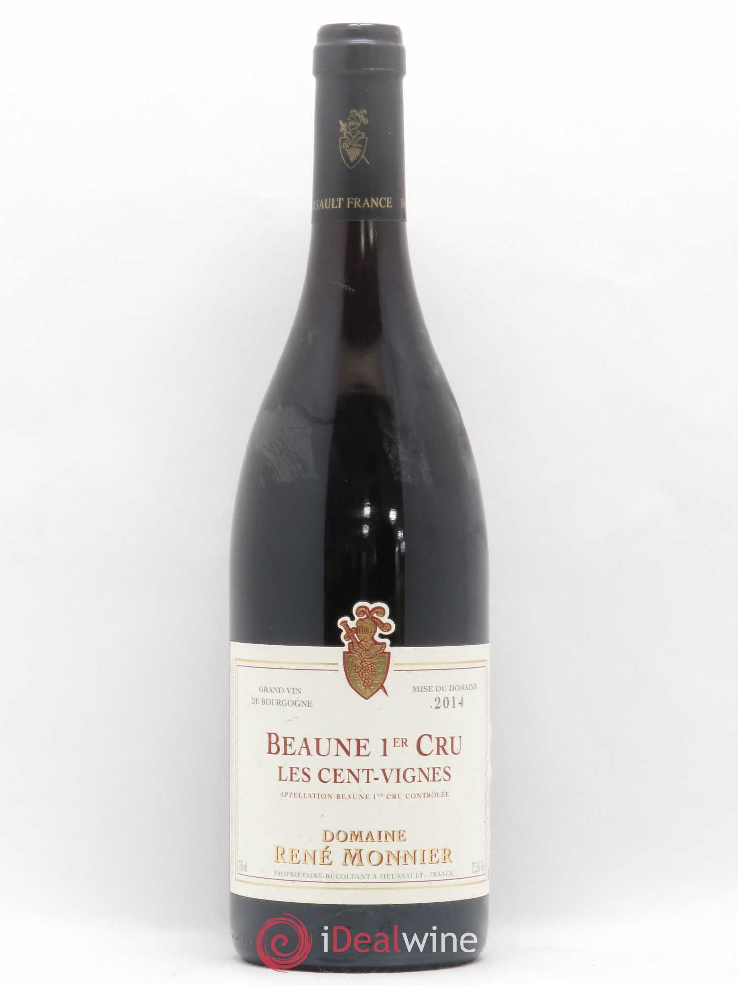 Beaune 1er Cru Les Cent Vignes Domaine René Monnier 2014 - Lot de 1 bouteille - 0