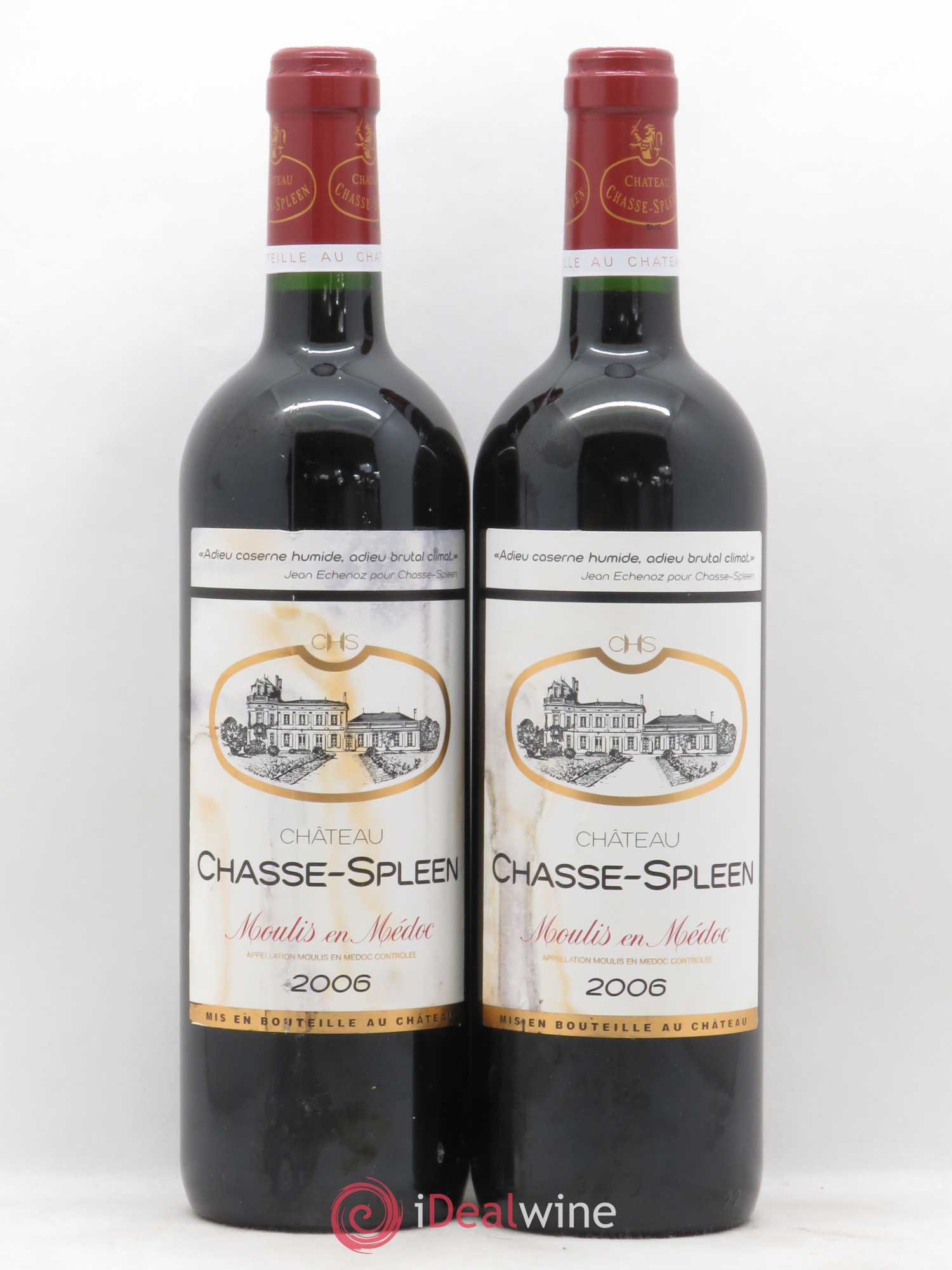 Château Chasse Spleen 2006 - Lot de 2 bouteilles - 0