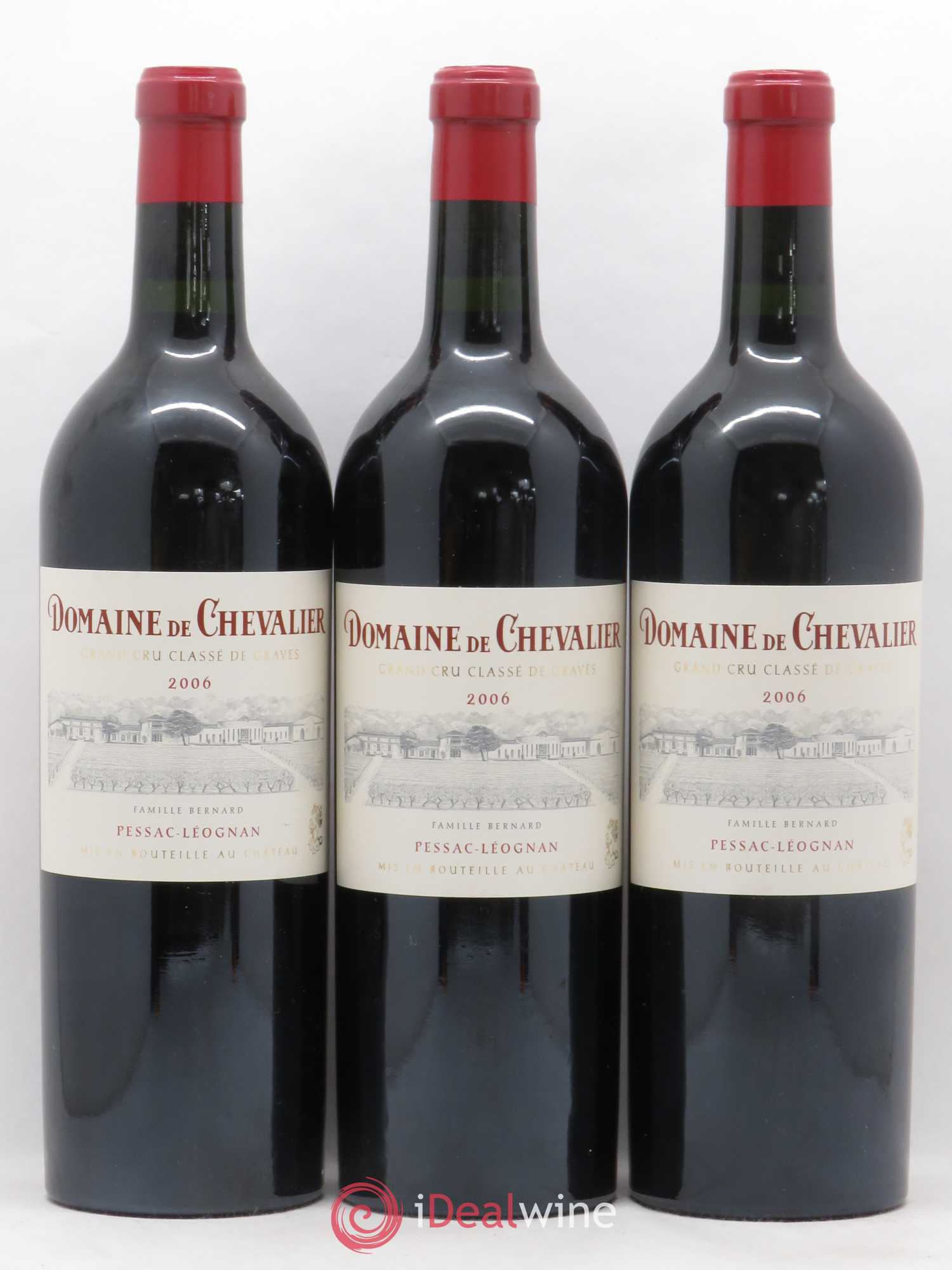 Domaine de Chevalier Cru Classé de Graves 2006 - Lot de 3 bouteilles - 0
