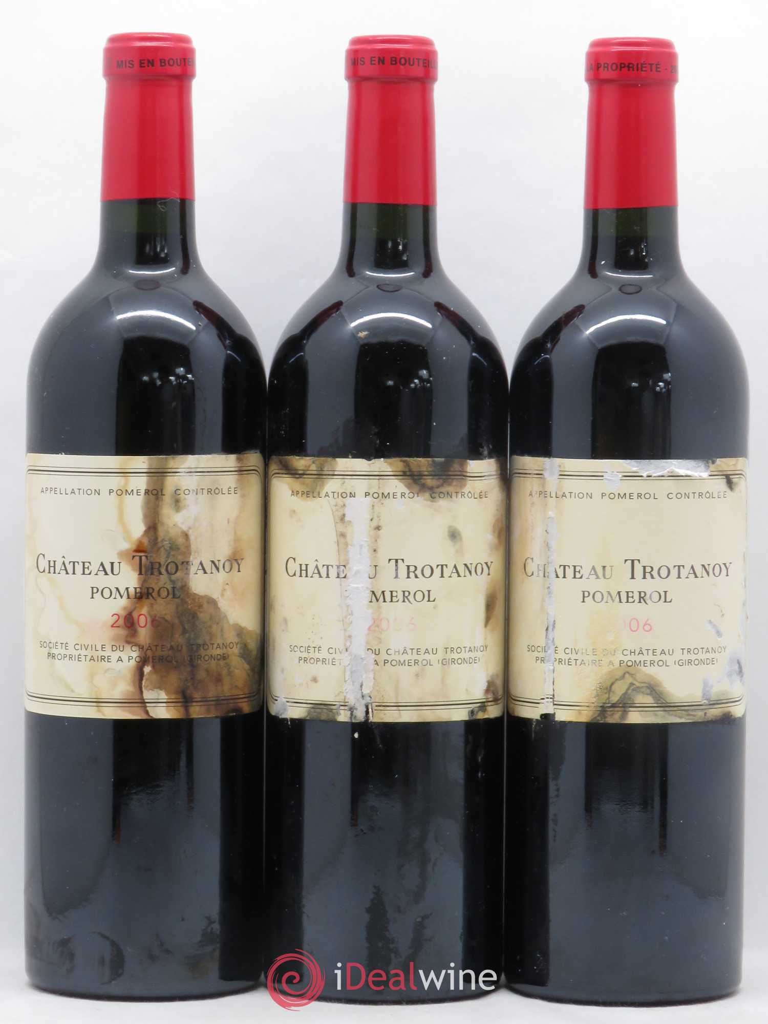 Château Trotanoy 2006 - Lot de 3 bouteilles - 0