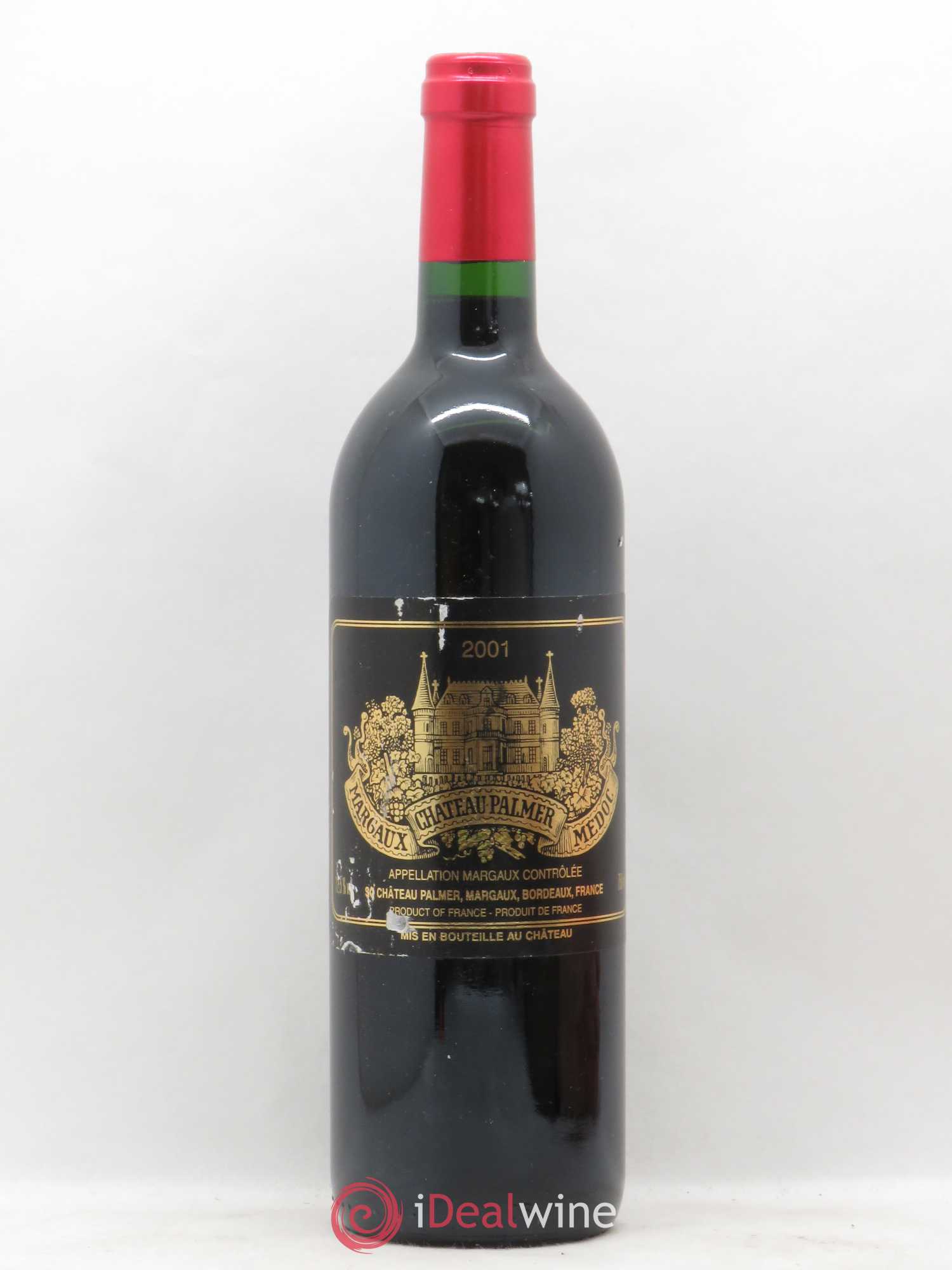 Château Palmer 3ème Grand Cru Classé 2001 - Lot de 1 bouteille - 0