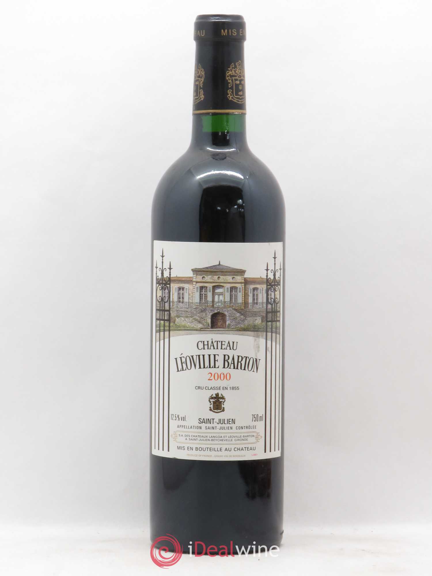 Château Léoville Barton 2ème Grand Cru Classé 2000 - Lot de 1 bouteille - 0