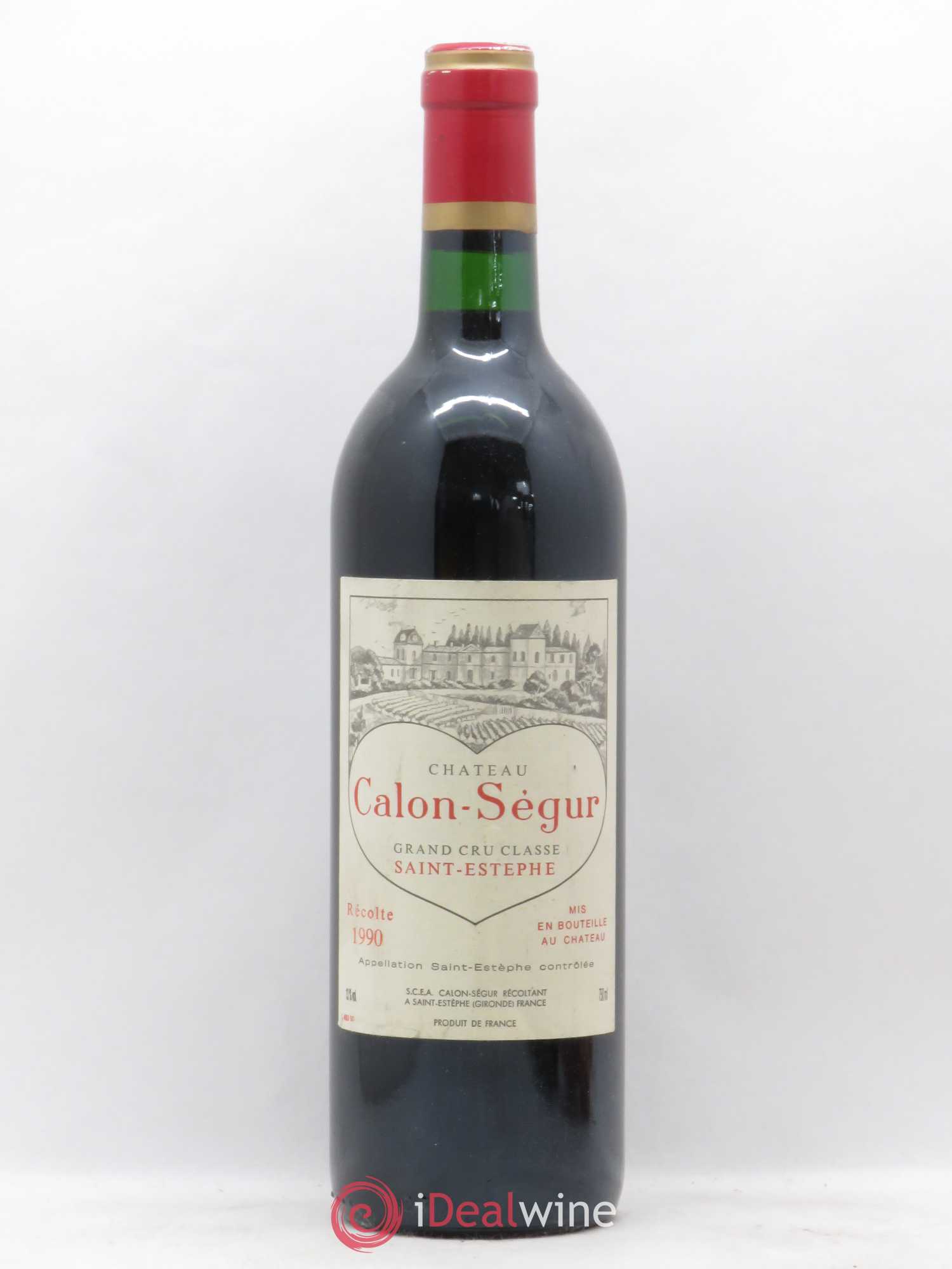 Château Calon Ségur 3ème Grand Cru Classé 1990 - Lot de 1 bouteille - 0