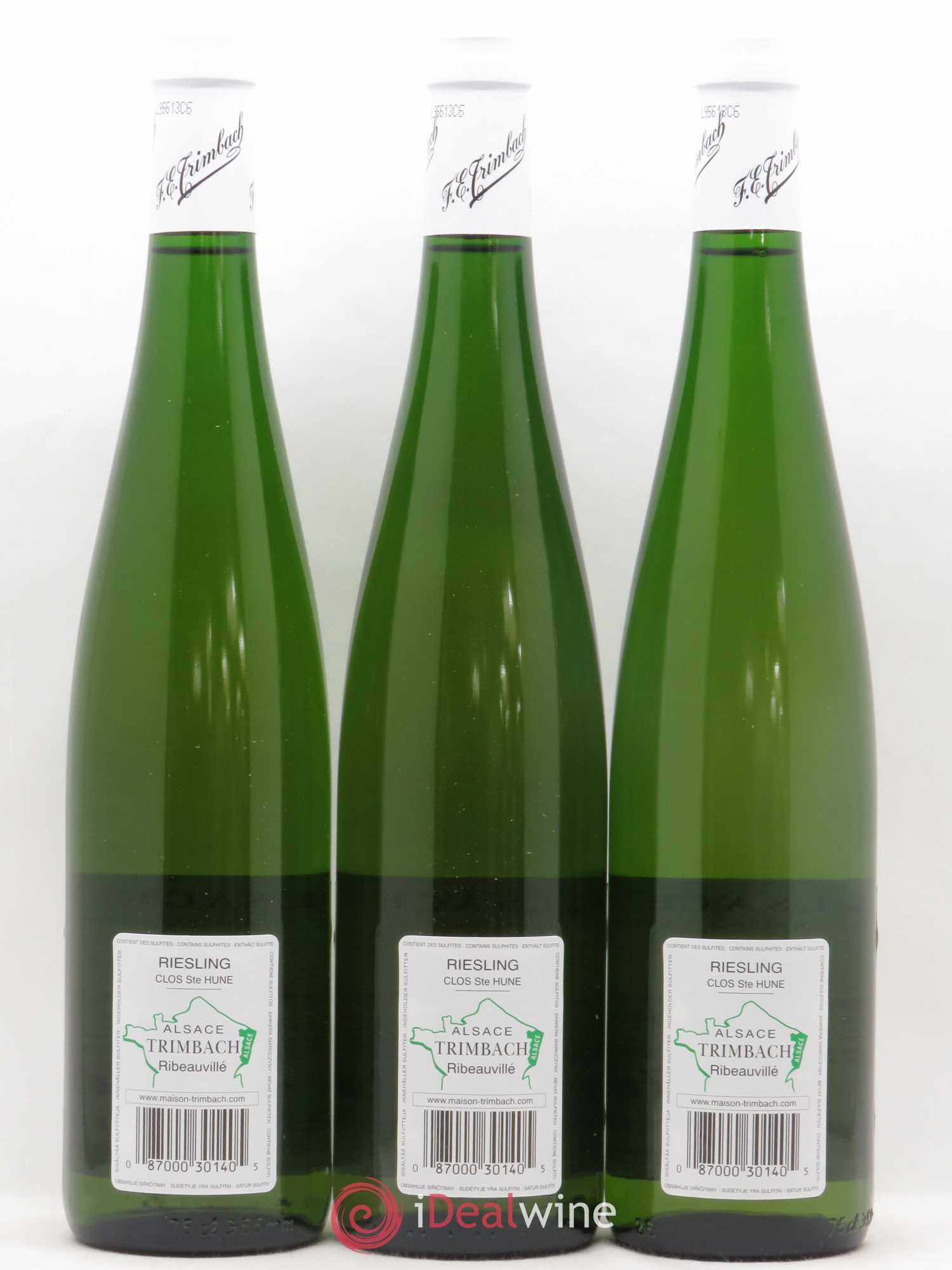 Alsace Riesling Clos Sainte-Hune Trimbach (Domaine) 2006 - Lot de 3 bouteilles - 1
