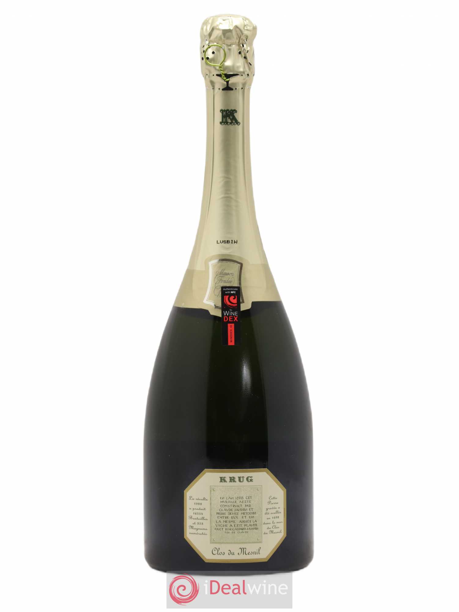 Clos du Mesnil Krug 1988 - Lot of 1 bottle - 2