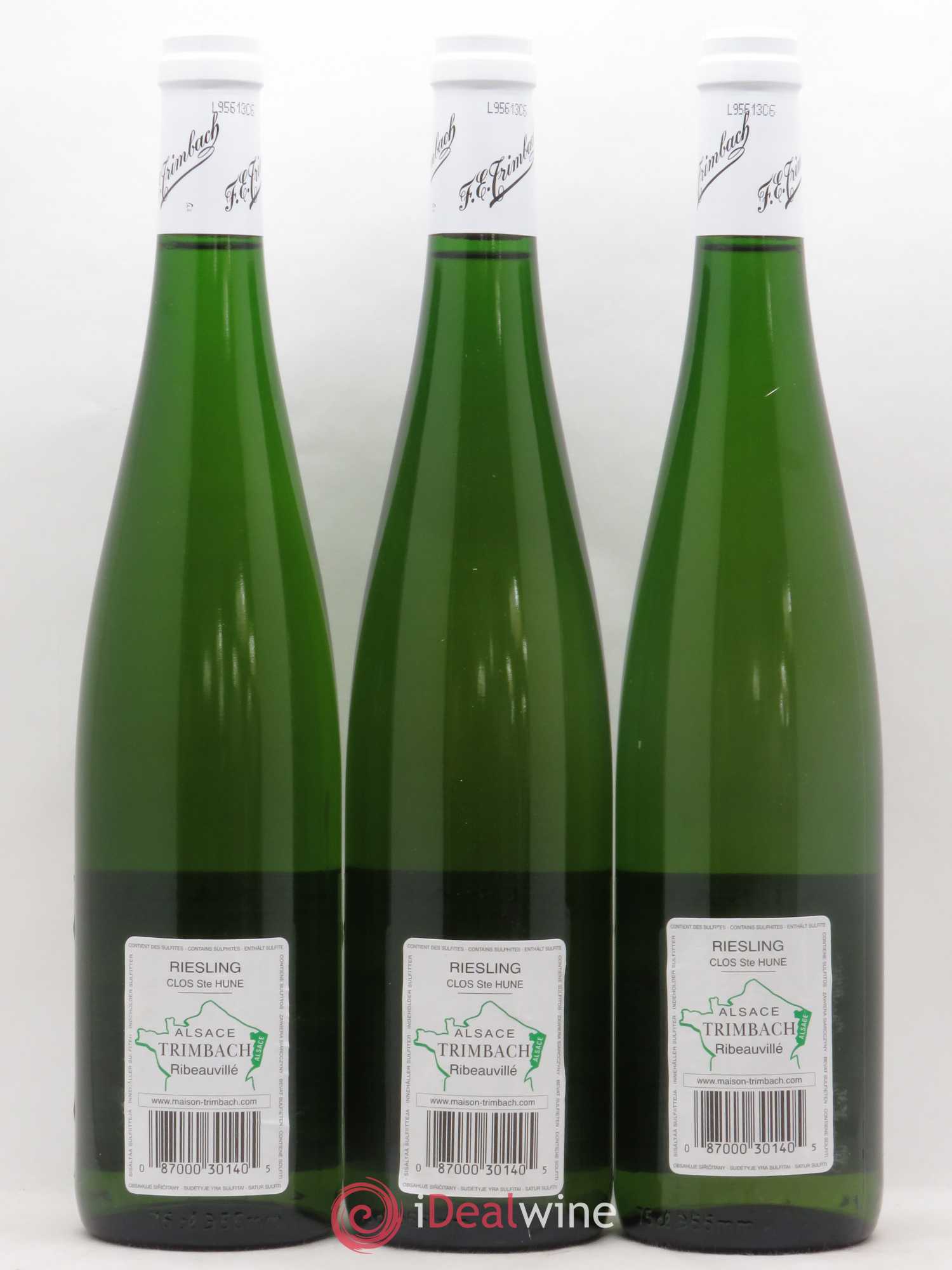Alsace Riesling Clos Sainte-Hune Trimbach (Domaine) 2006 - Lot de 3 bouteilles - 1