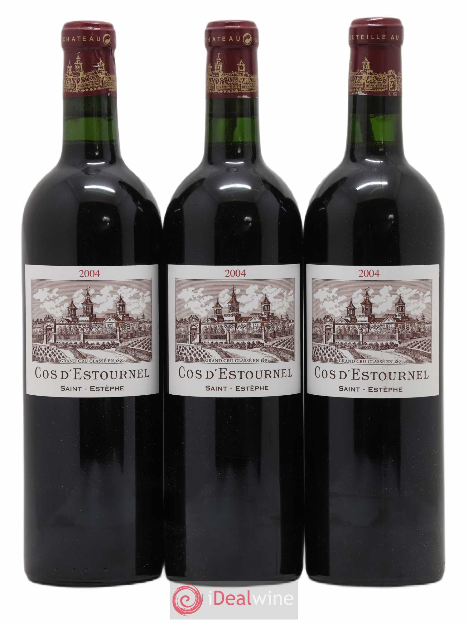 Cos d'Estournel 2ème Grand Cru Classé 2004 - Lot de 3 bouteilles - 0