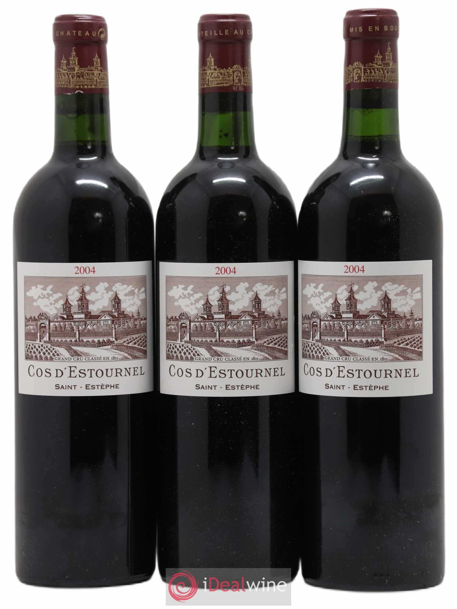Cos d'Estournel 2ème Grand Cru Classé 2004 - Lot de 3 bouteilles - 0