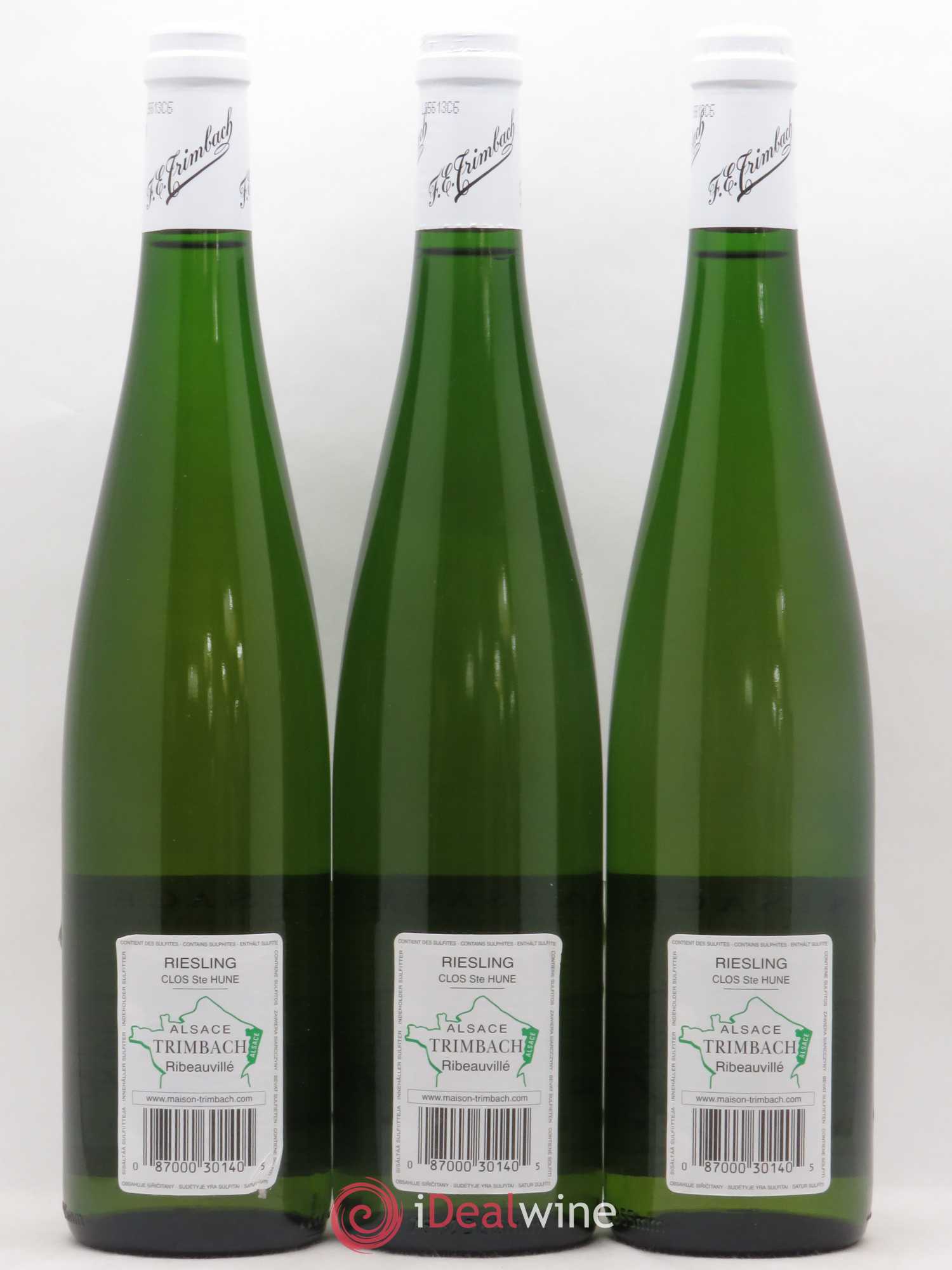 Alsace Riesling Clos Sainte-Hune Trimbach (Domaine) 2006 - Lot de 3 bouteilles - 1