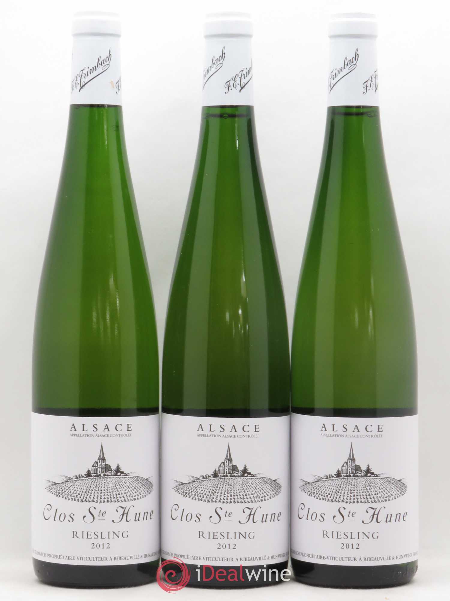 Alsace Riesling Clos Sainte-Hune Trimbach (Domaine) 2012 - Lot de 3 bouteilles - 0